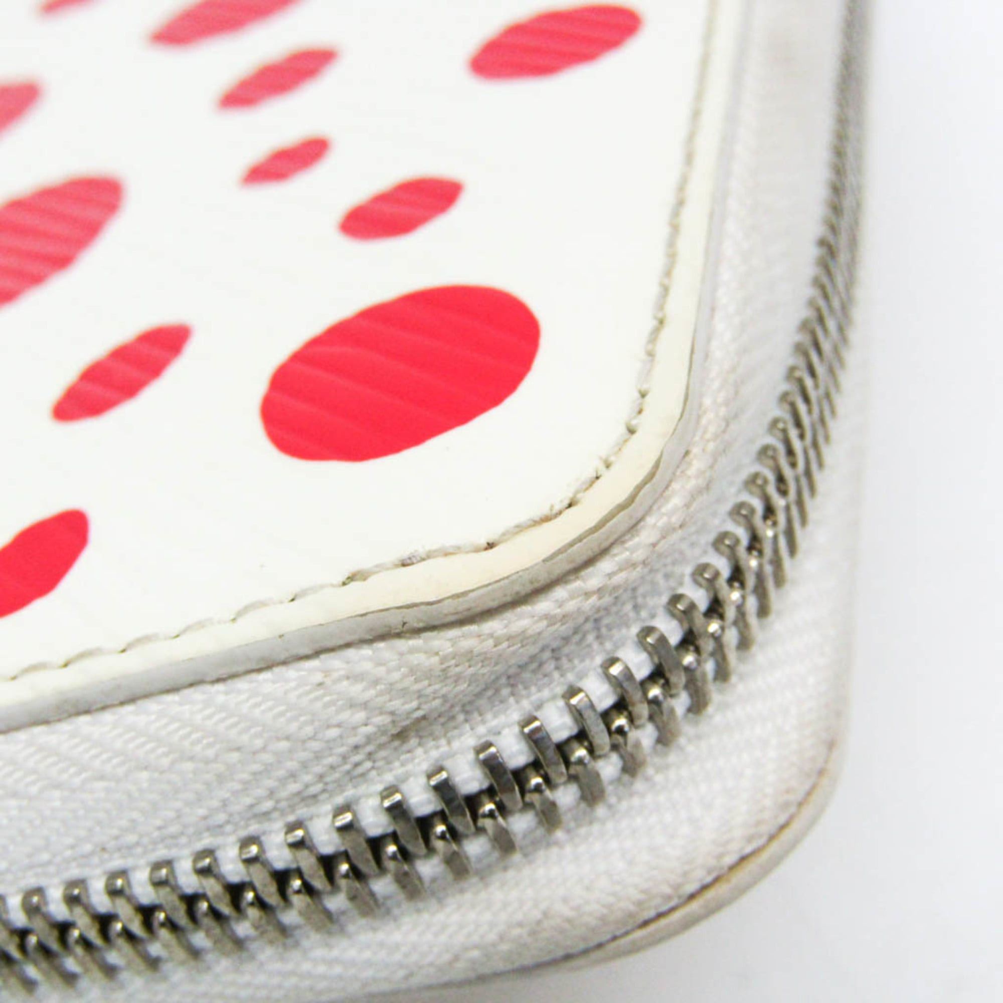 Louis Vuitton Louis Vuitton Epi LV X YK Zippy Wallet Yayoi Kusama M81961 Women's Epi Leather Long Wallet (bi-fold) Red Color,White Size ONE SIZE - 13 Thumbnail