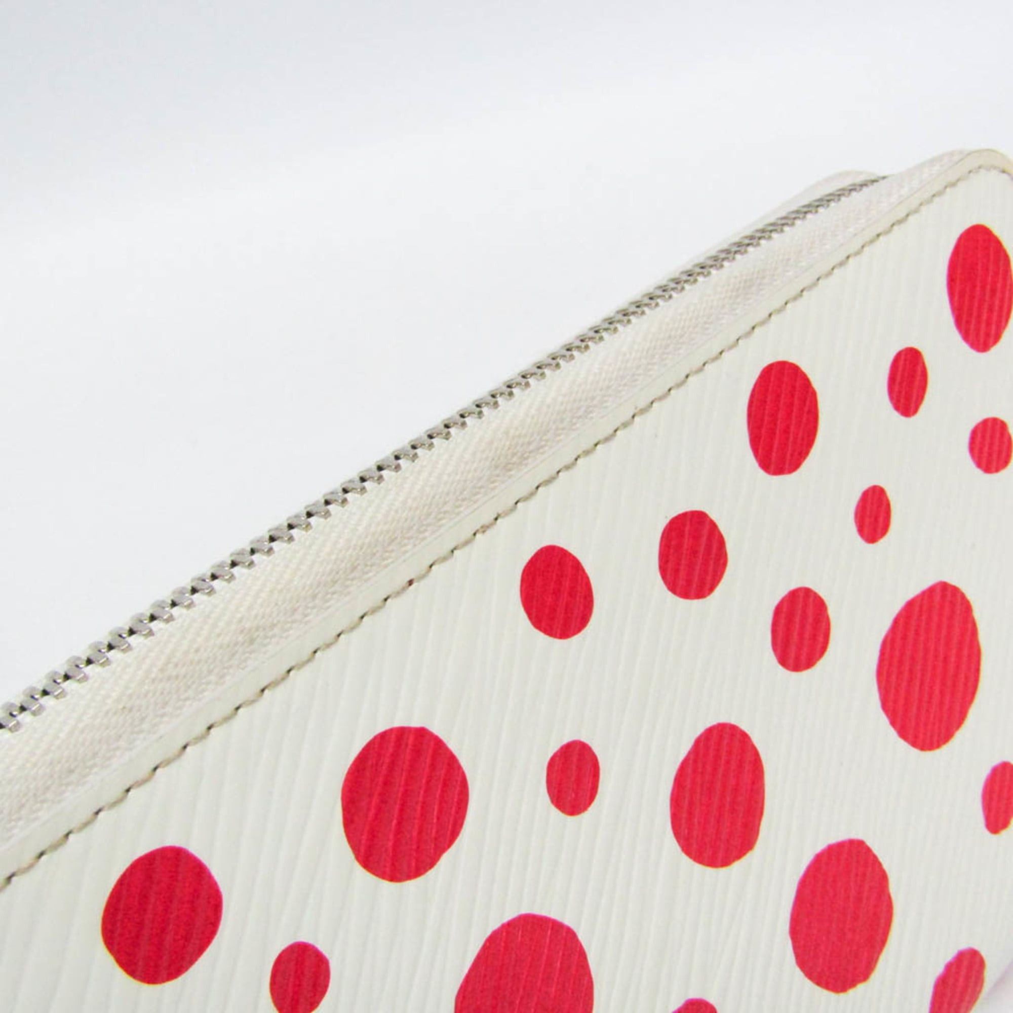 Louis Vuitton Louis Vuitton Epi LV X YK Zippy Wallet Yayoi Kusama M81961 Women's Epi Leather Long Wallet (bi-fold) Red Color,White Size ONE SIZE - 11 Thumbnail