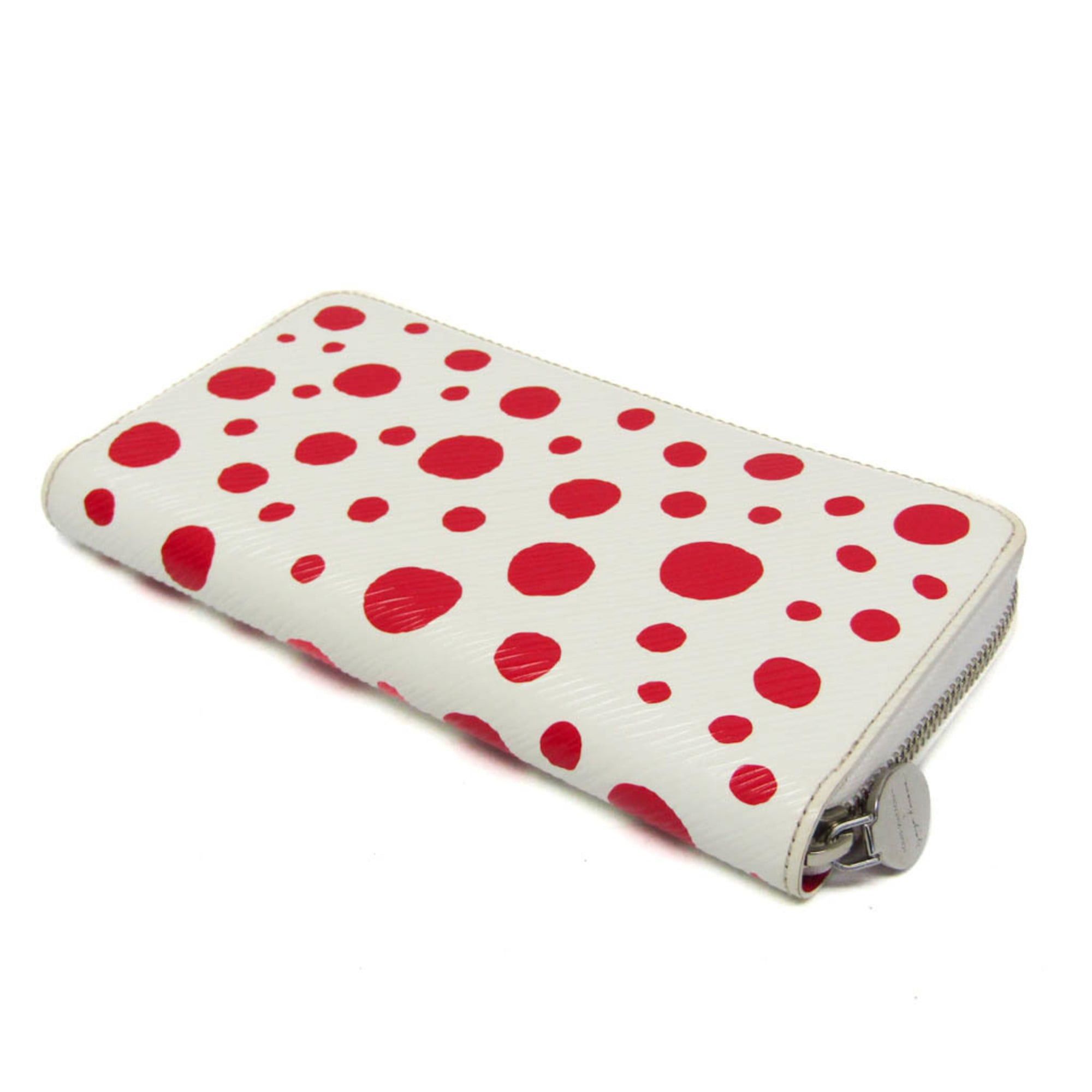 Louis Vuitton Louis Vuitton Epi LV X YK Zippy Wallet Yayoi Kusama M81961 Women's Epi Leather Long Wallet (bi-fold) Red Color,White Size ONE SIZE - 3 Thumbnail