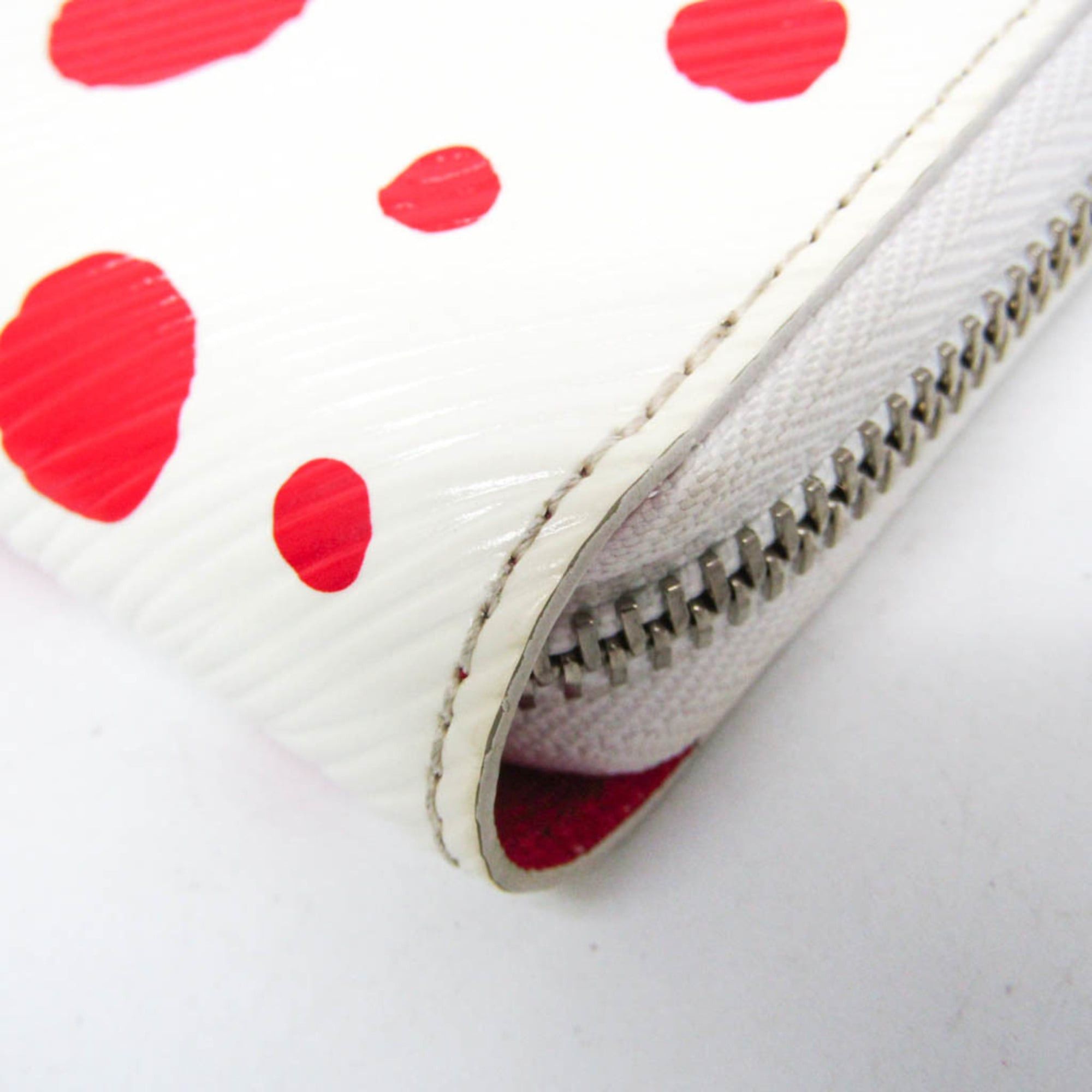 Louis Vuitton Louis Vuitton Epi LV X YK Zippy Wallet Yayoi Kusama M81961 Women's Epi Leather Long Wallet (bi-fold) Red Color,White Size ONE SIZE - 6 Thumbnail