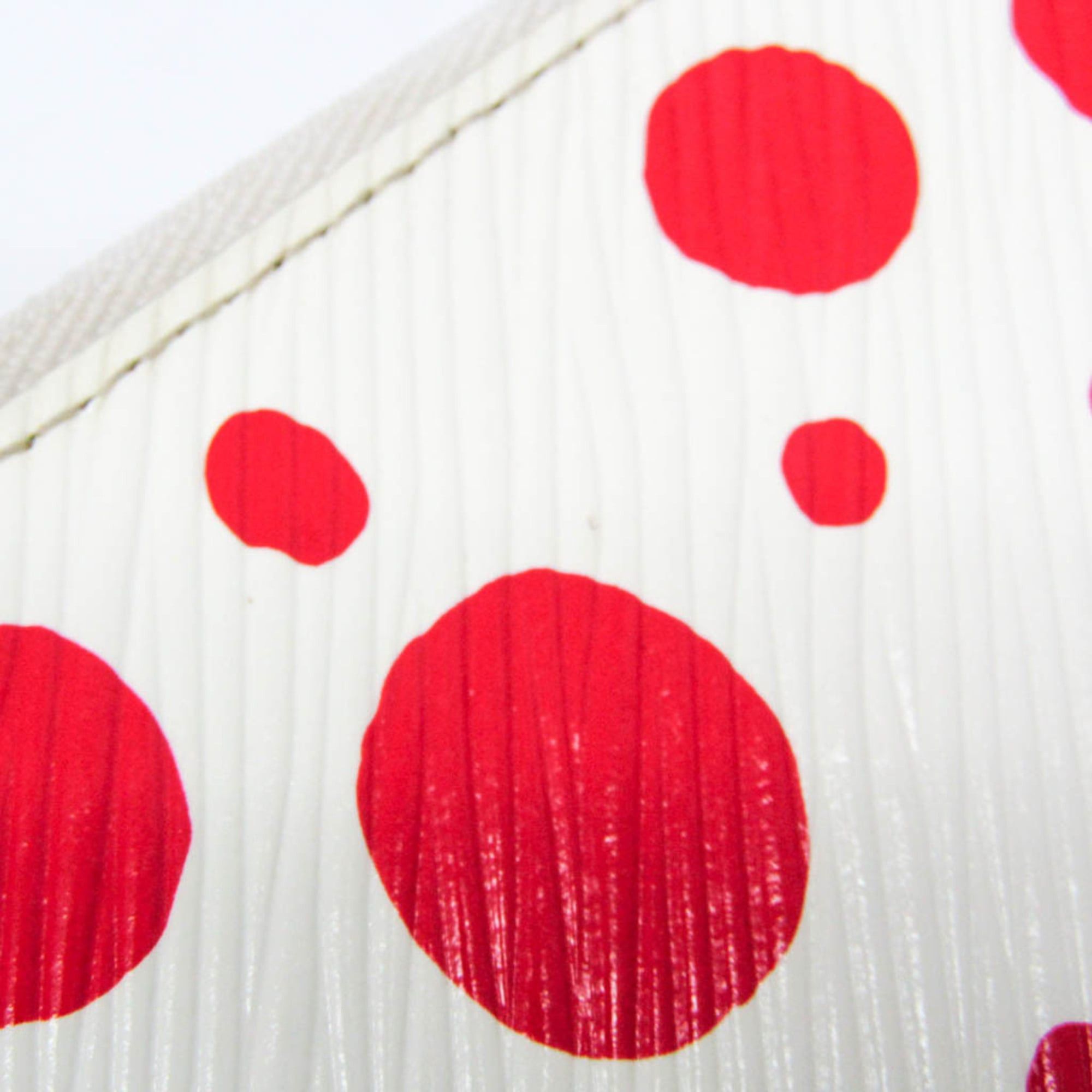 Louis Vuitton Louis Vuitton Epi LV X YK Zippy Wallet Yayoi Kusama M81961 Women's Epi Leather Long Wallet (bi-fold) Red Color,White Size ONE SIZE - 12 Thumbnail
