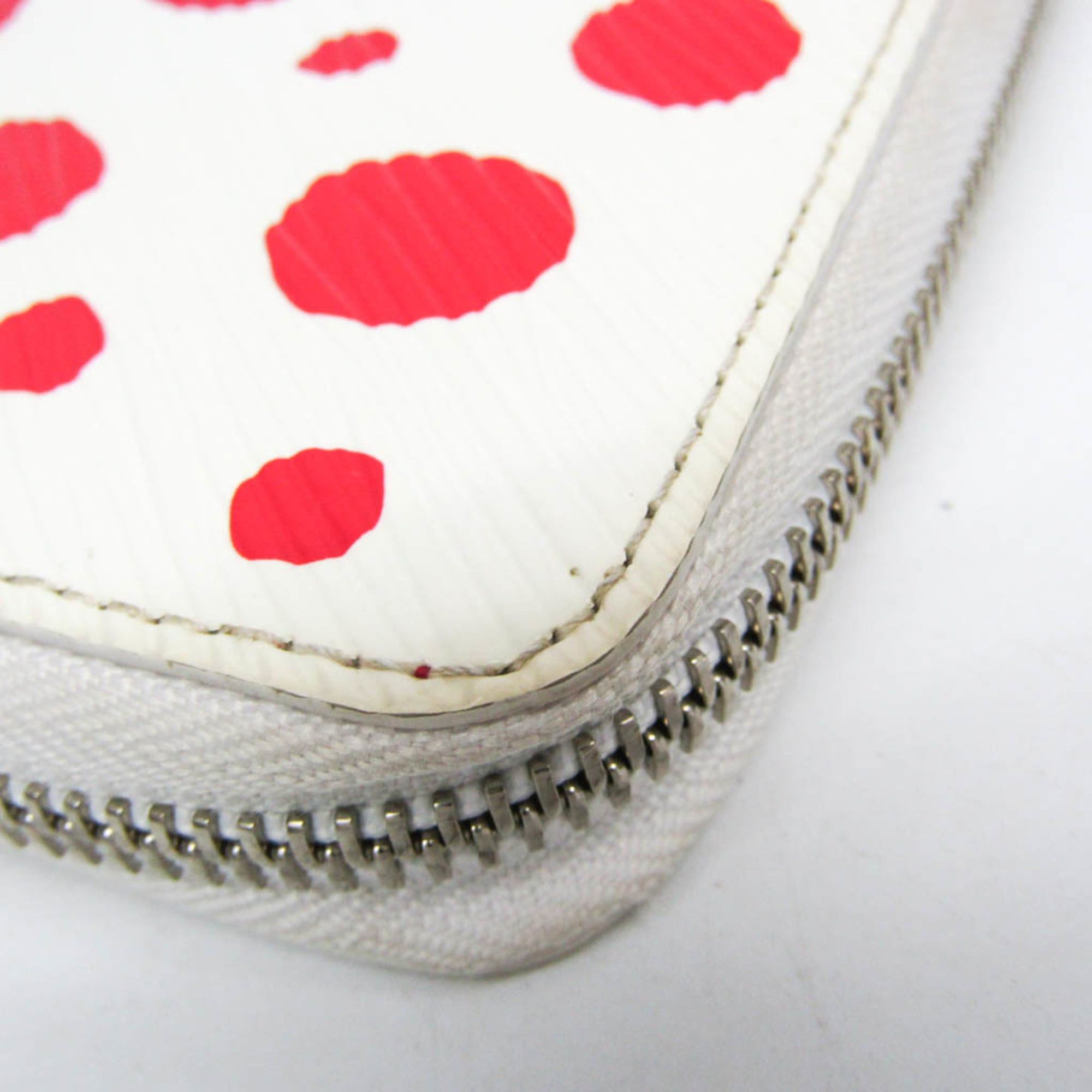 Louis Vuitton Louis Vuitton Epi LV X YK Zippy Wallet Yayoi Kusama M81961 Women's Epi Leather Long Wallet (bi-fold) Red Color,White Size ONE SIZE - 10 Thumbnail