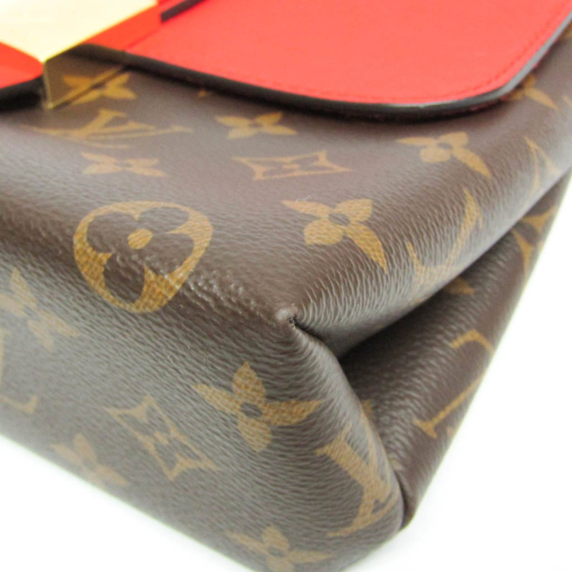 Louis Vuitton Louis Vuitton Monogram Rocky BB M44322 Women's Handbag,Shoulder Bag Brown,Red Color Size ONE SIZE - 4 Thumbnail