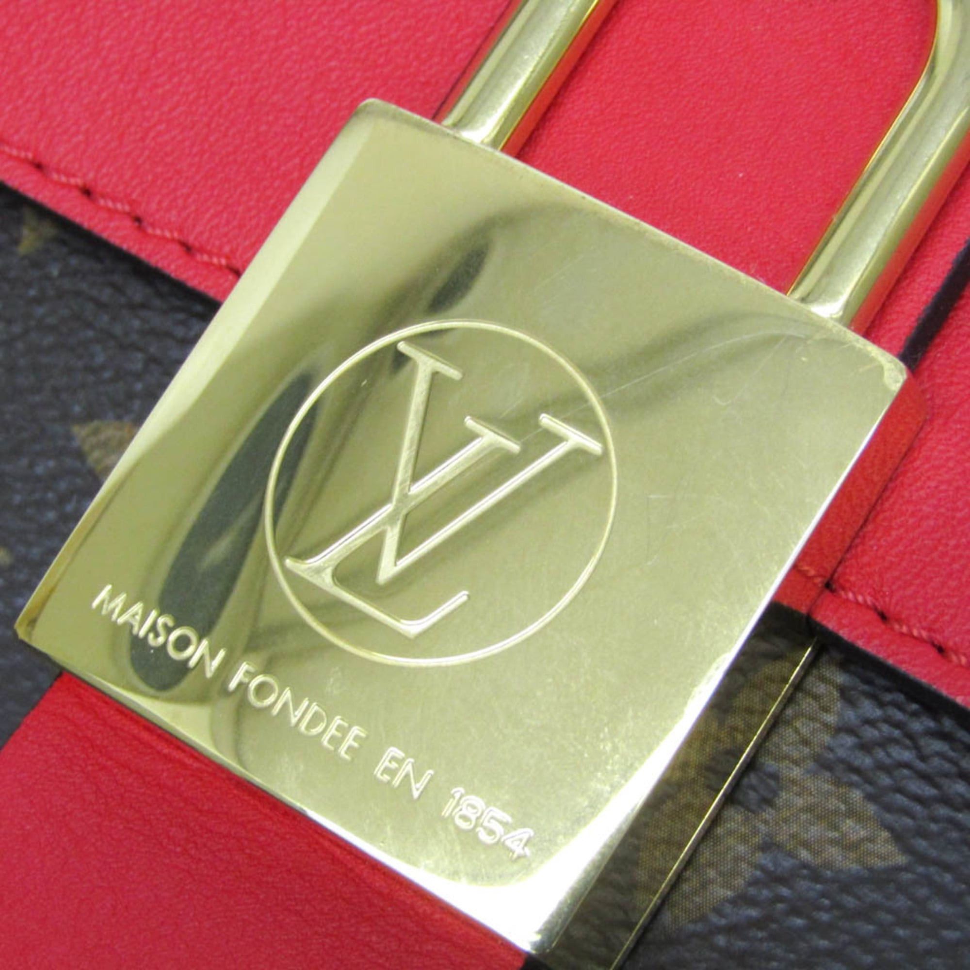 Louis Vuitton Louis Vuitton Monogram Rocky BB M44322 Women's Handbag,Shoulder Bag Brown,Red Color Size ONE SIZE - 10 Thumbnail