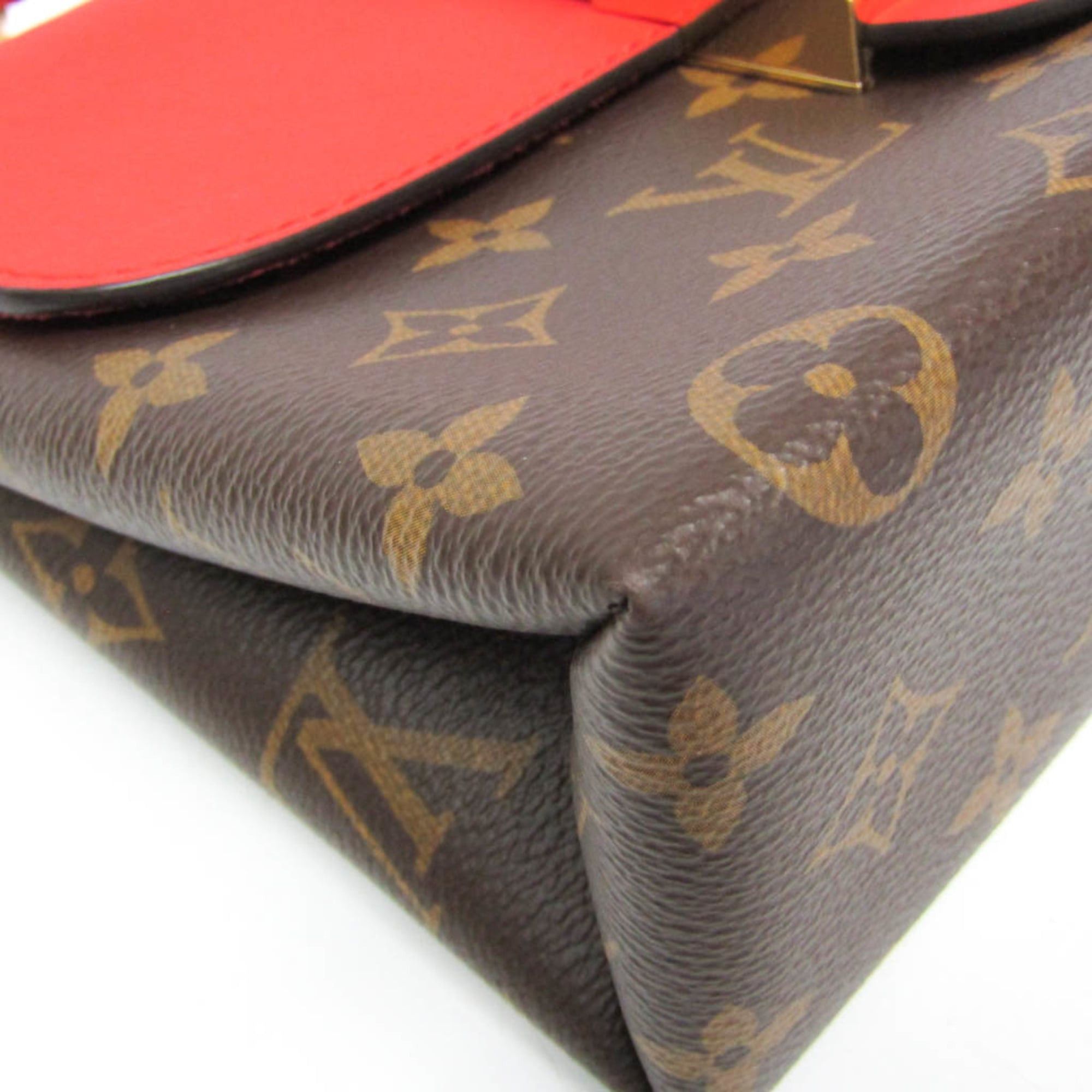 Louis Vuitton Louis Vuitton Monogram Rocky BB M44322 Women's Handbag,Shoulder Bag Brown,Red Color Size ONE SIZE - 5 Thumbnail