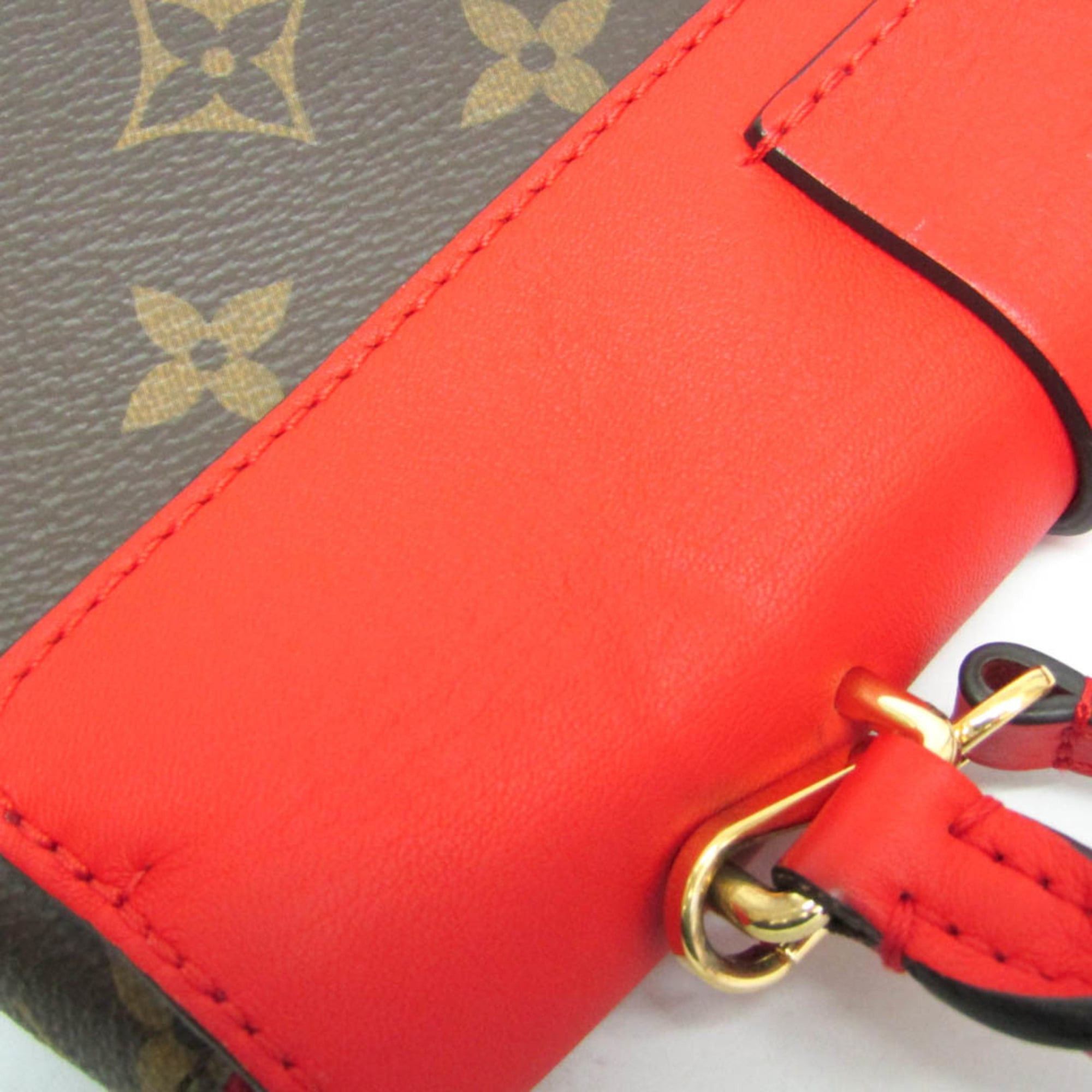 Louis Vuitton Louis Vuitton Monogram Rocky BB M44322 Women's Handbag,Shoulder Bag Brown,Red Color Size ONE SIZE - 6 Thumbnail