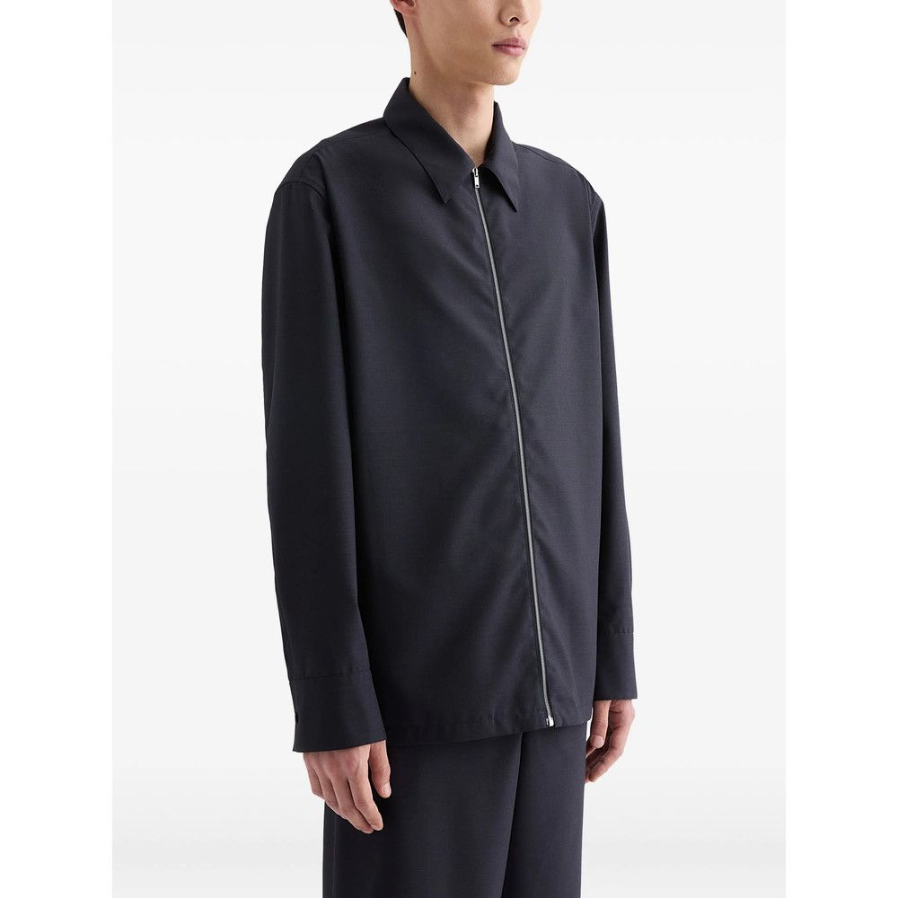 Jil Sander Jil Sander BLUE Jackets - Shirt Jackets Size US M / EU 48-50 / 2 - 2 Thumbnail