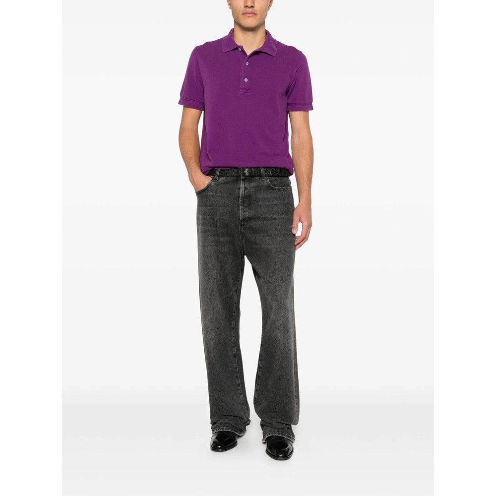 Tom Ford Tom Ford PURPLE Polo Shirts Size US M / EU 48-50 / 2 - 2 Thumbnail