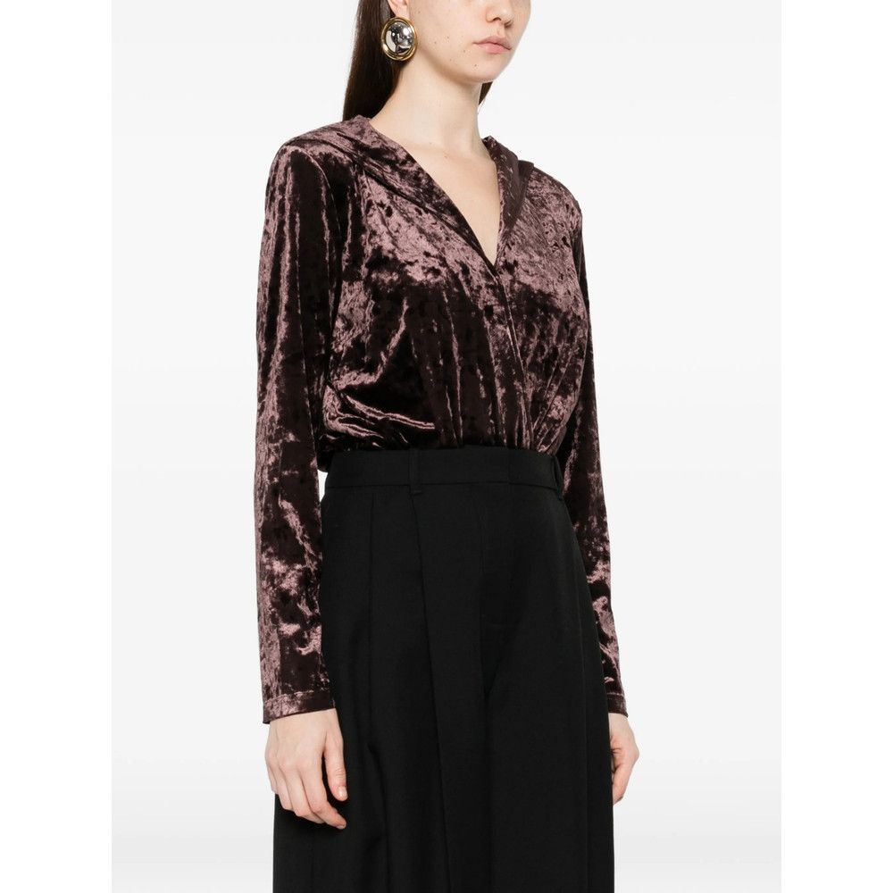 ba&sh Ba&sh BROWN Tops - Blouses Size S / US 4 / IT 40 - 2 Thumbnail