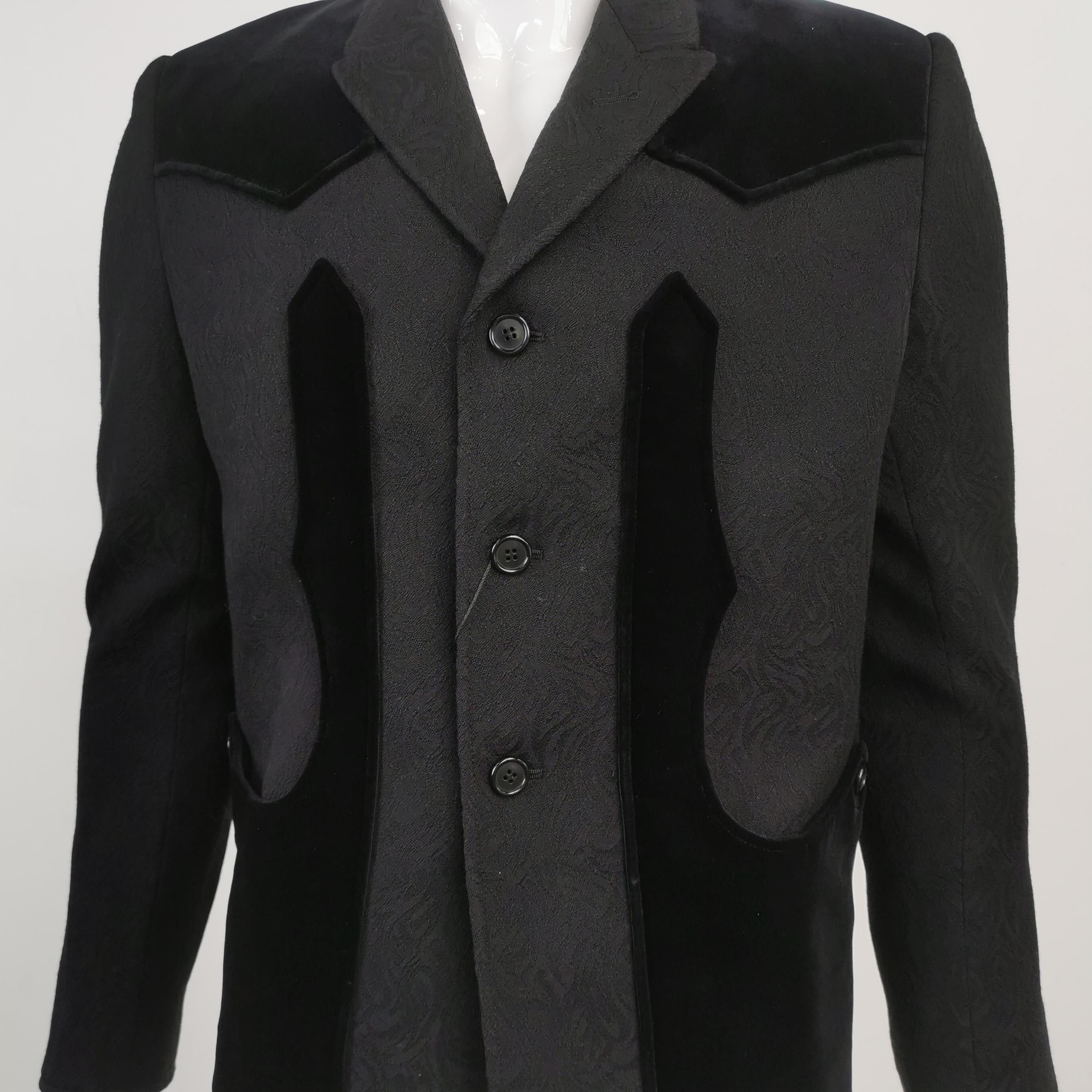 Saint Laurent Paris Saint Laurent Wool Single-Breasted Lapel Coat M Size US M / EU 48-50 / 2 - 5 Thumbnail