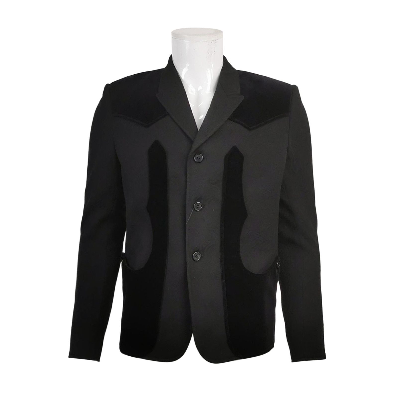 Saint Laurent Paris Saint Laurent Wool Single-Breasted Lapel Coat M Size US M / EU 48-50 / 2 - 2 Thumbnail