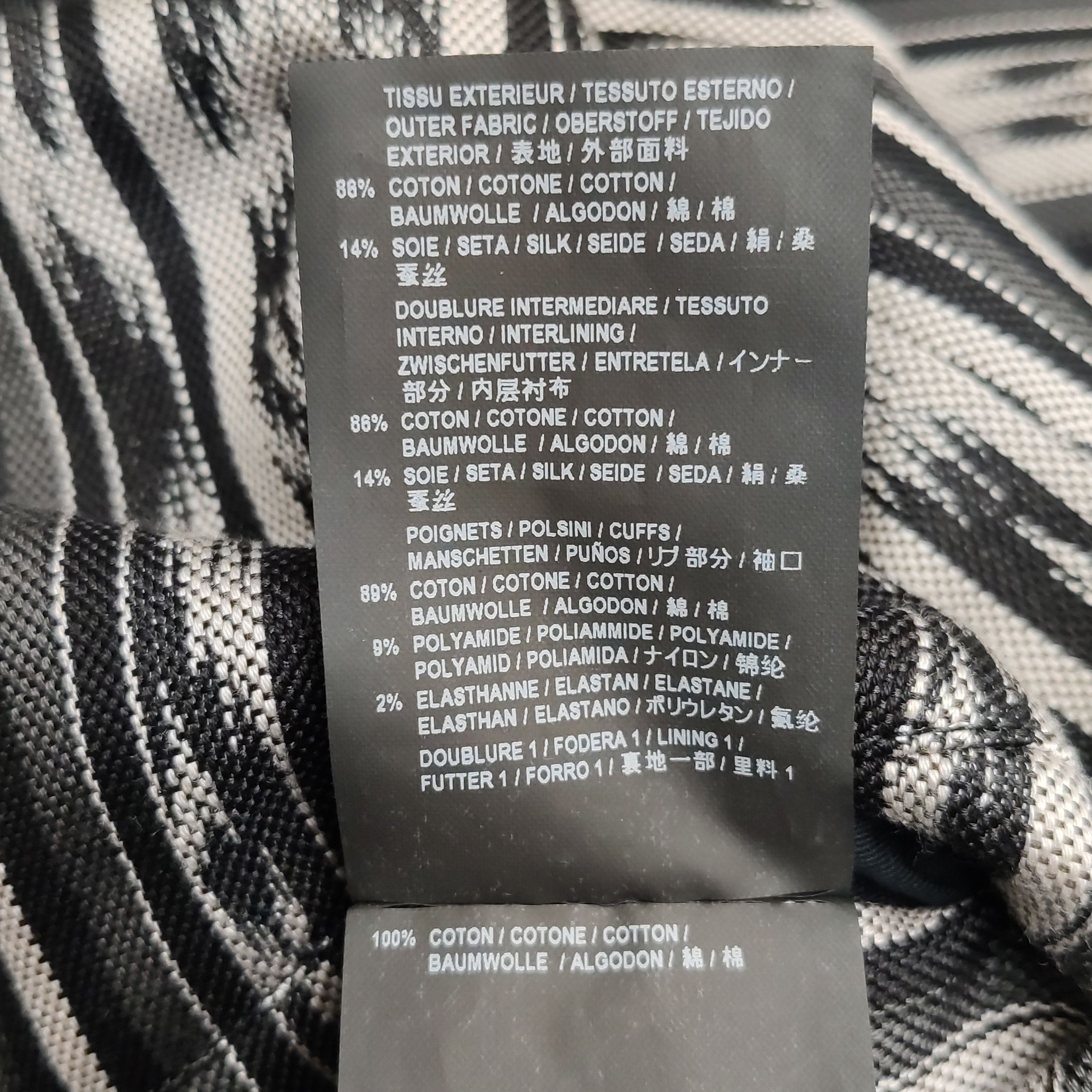 Saint Laurent Paris Saint Laurent Striped Zip-Front Bomber Jacket Size US M / EU 48-50 / 2 - 13 Thumbnail