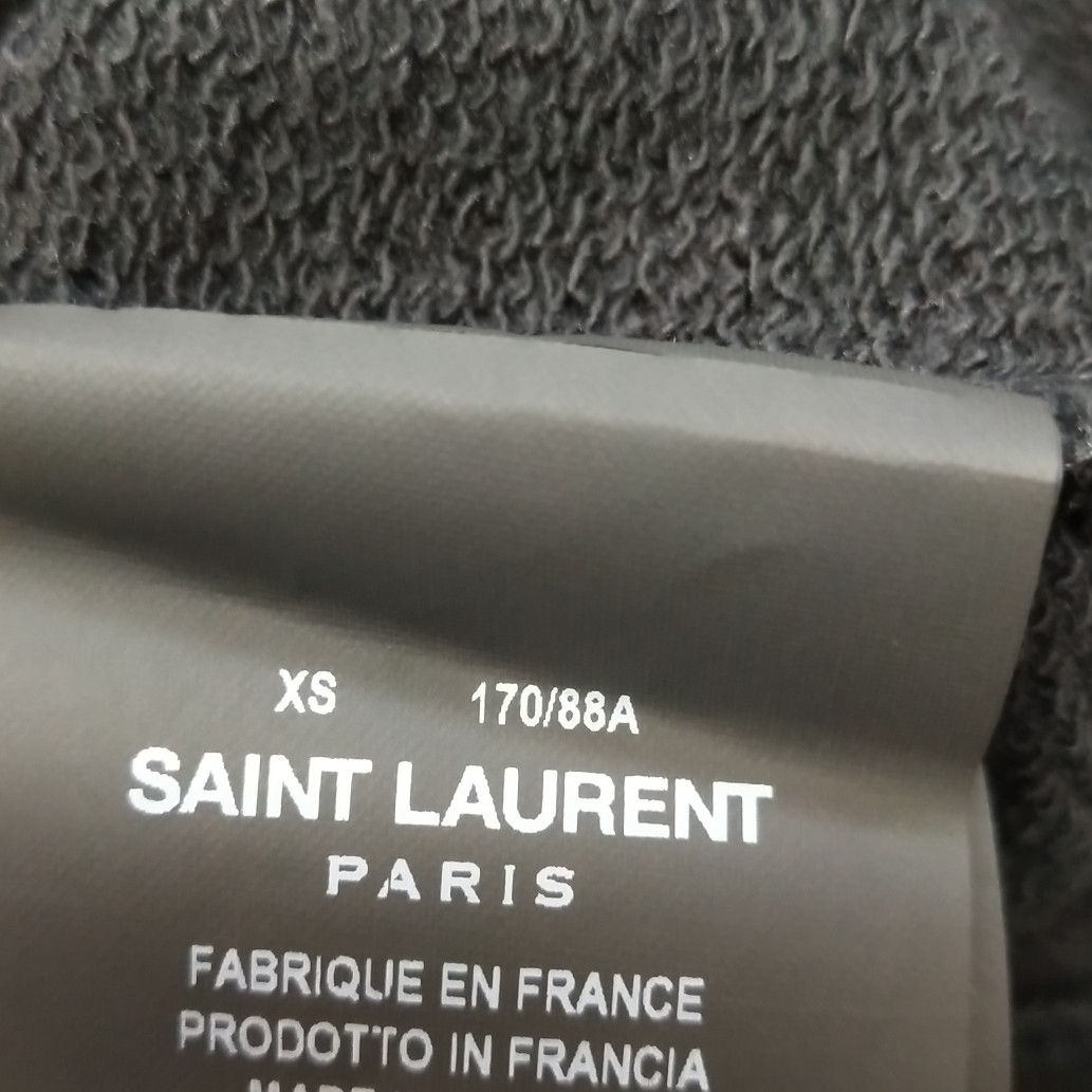 Saint Laurent Paris Saint Laurent XS Cotton Paneled Crewneck Sweatshirt Size US XS / EU 42 / 0 - 13 Thumbnail
