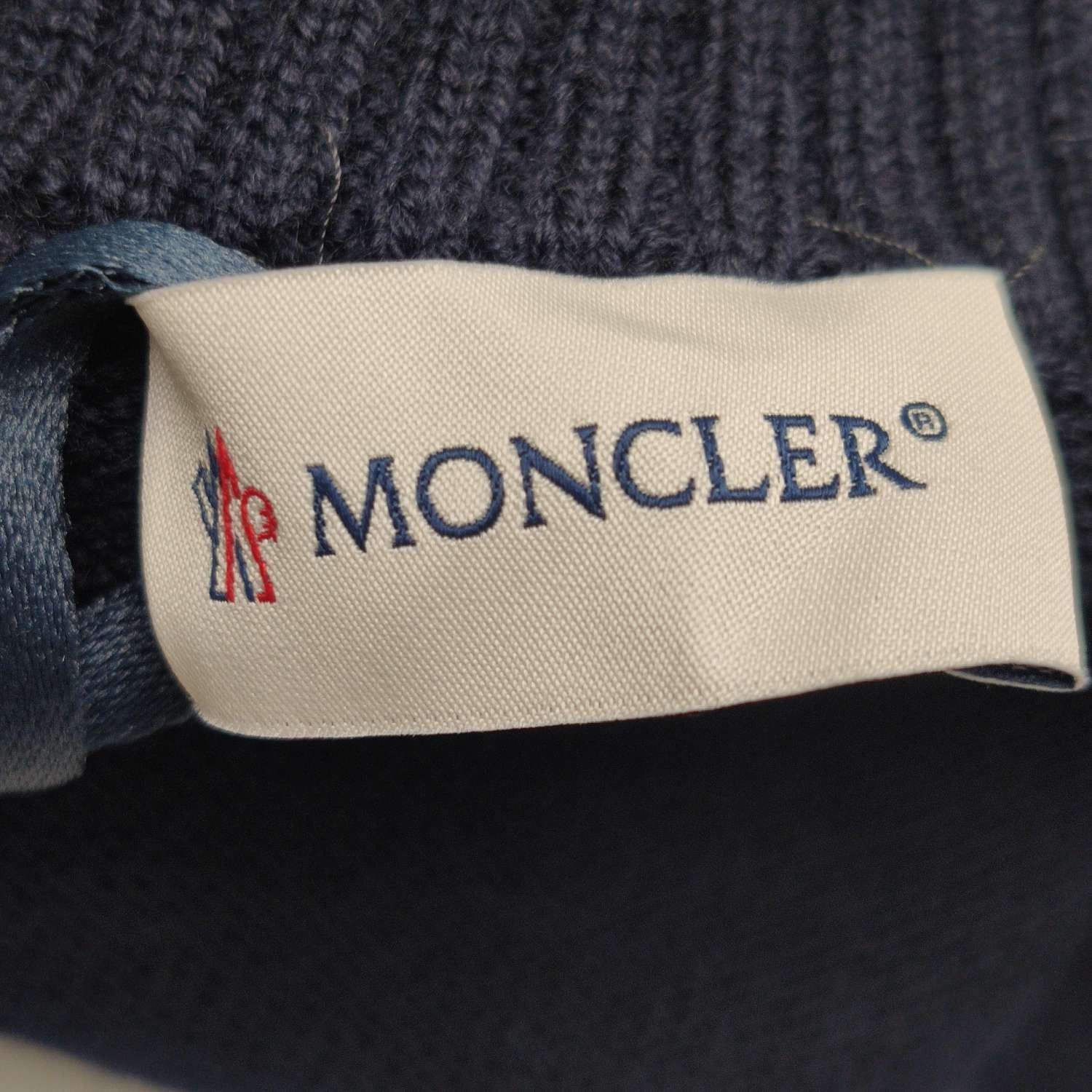 Moncler Moncler Wool-Knit High-Neck Down Cardigan L Size US L / EU 52-54 / 3 - 10 Thumbnail