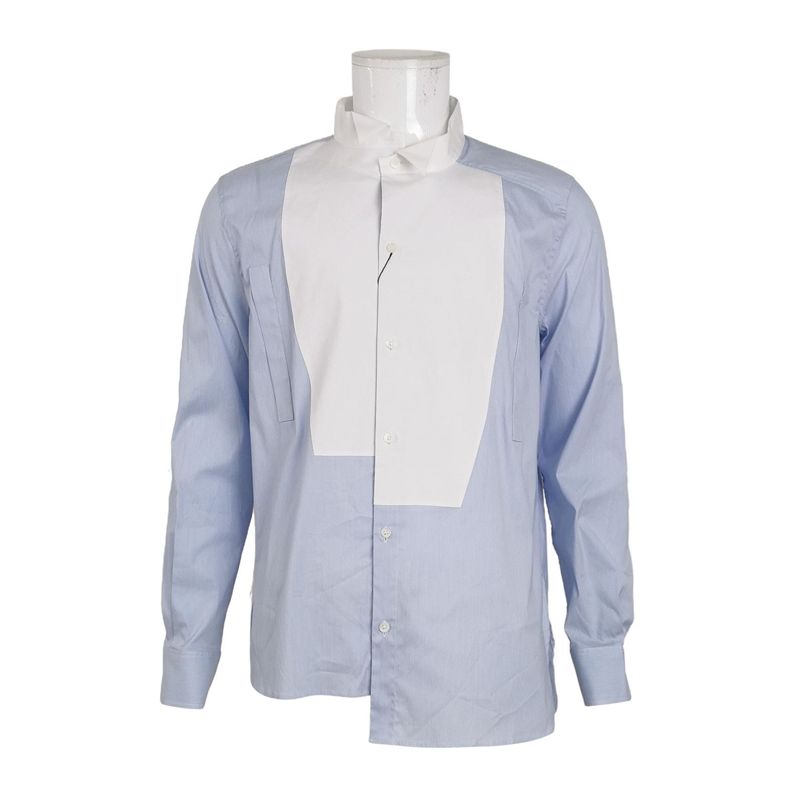 Loewe Loewe Cotton Color Block Collar Shirt M Size US M / EU 48-50 / 2 - 2 Thumbnail
