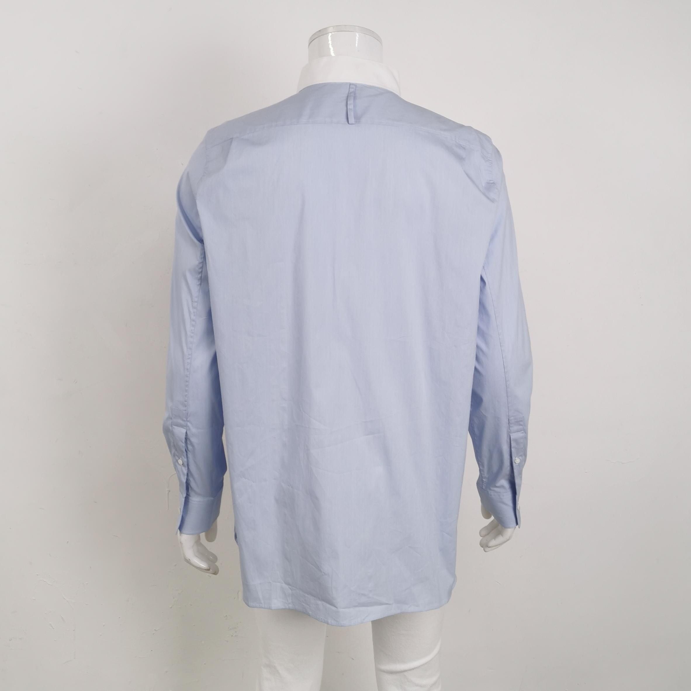 Loewe Loewe Cotton Color Block Collar Shirt M Size US M / EU 48-50 / 2 - 3 Thumbnail