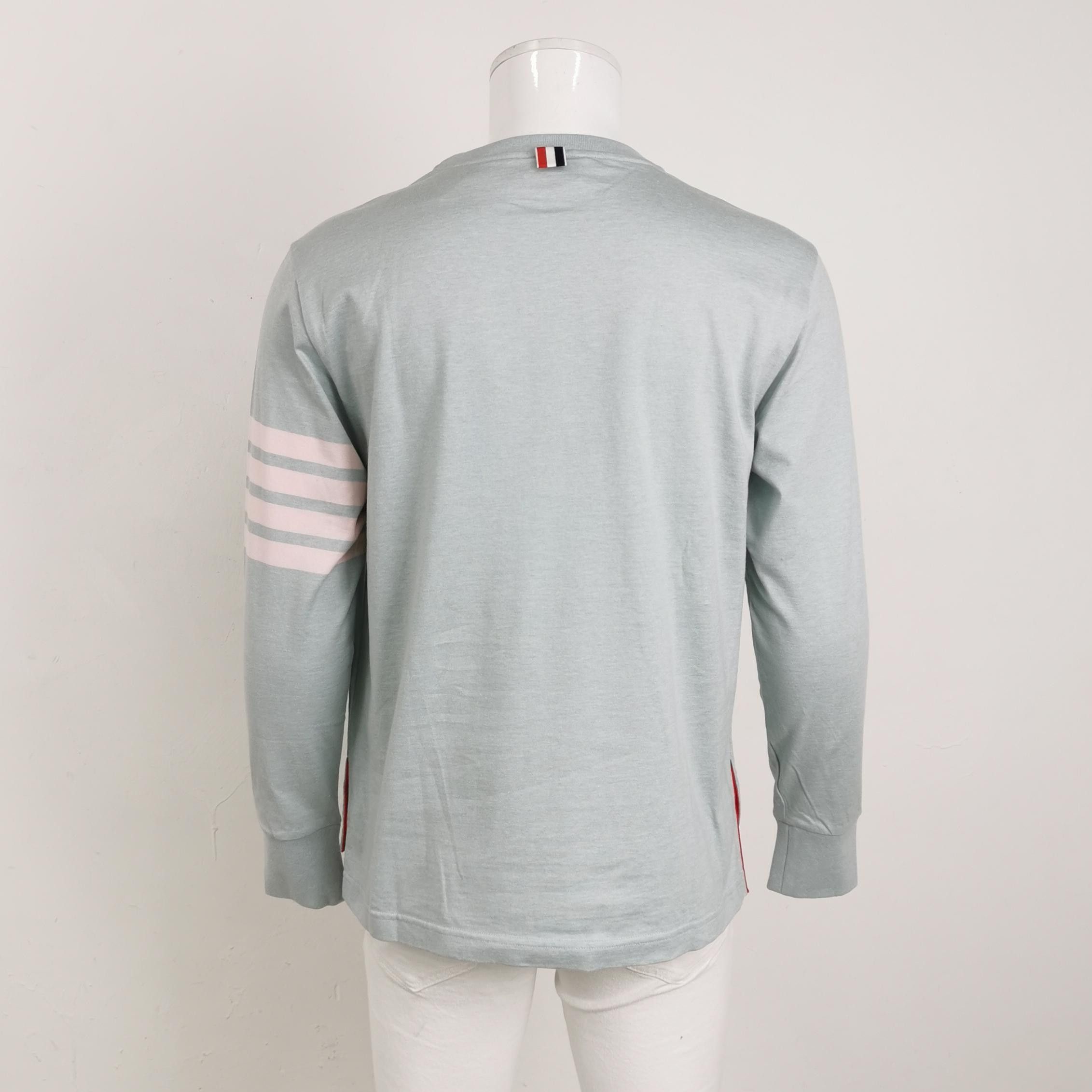 Thom Browne Thom Browne Cotton Striped Long-Sleeve Shirt Size US L / EU 52-54 / 3 - 3 Thumbnail