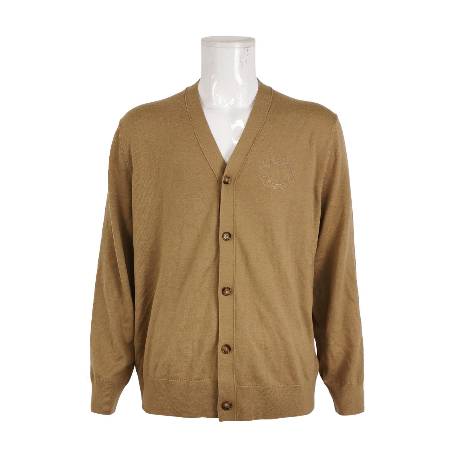 Burberry Burberry XL Cotton V-Neck Button Cardigan Size US XL / EU 56 / 4 - 2 Thumbnail