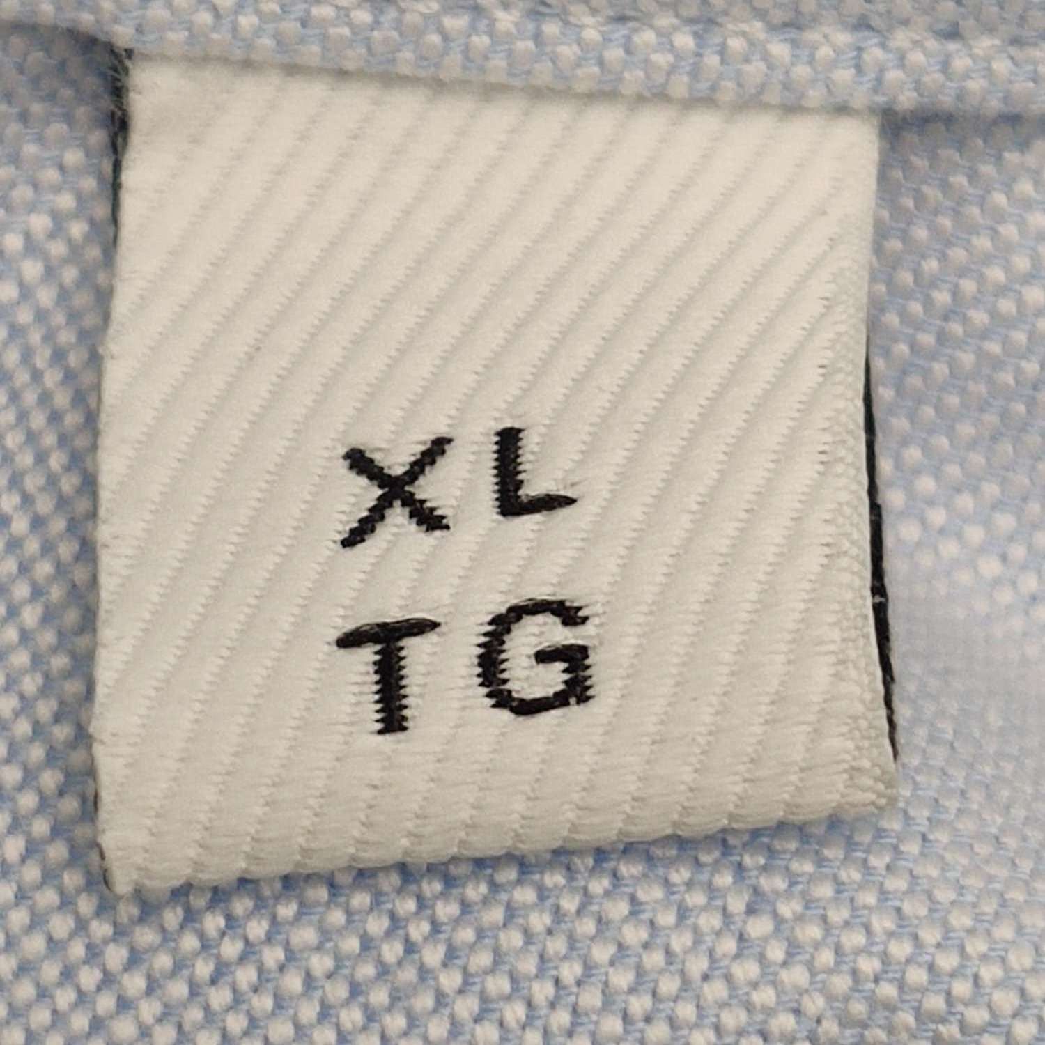 Burberry Burberry XL Solid Blue Cotton Collared Long-Sleeve Shirt Size US XL / EU 56 / 4 - 16 Thumbnail