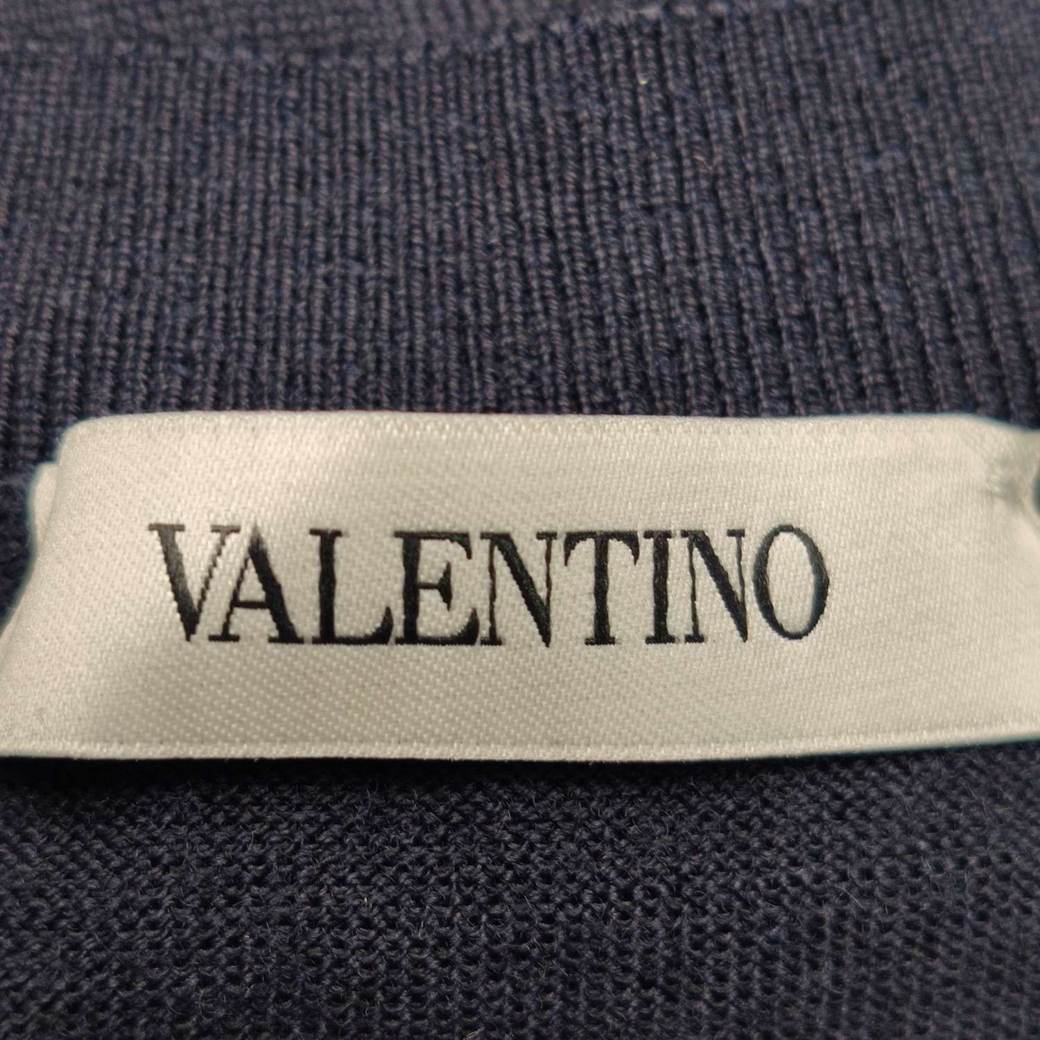 Valentino Valentino M Wool Solid Crew Neck Long Sleeve Sweater Size US M / EU 48-50 / 2 - 8 Thumbnail