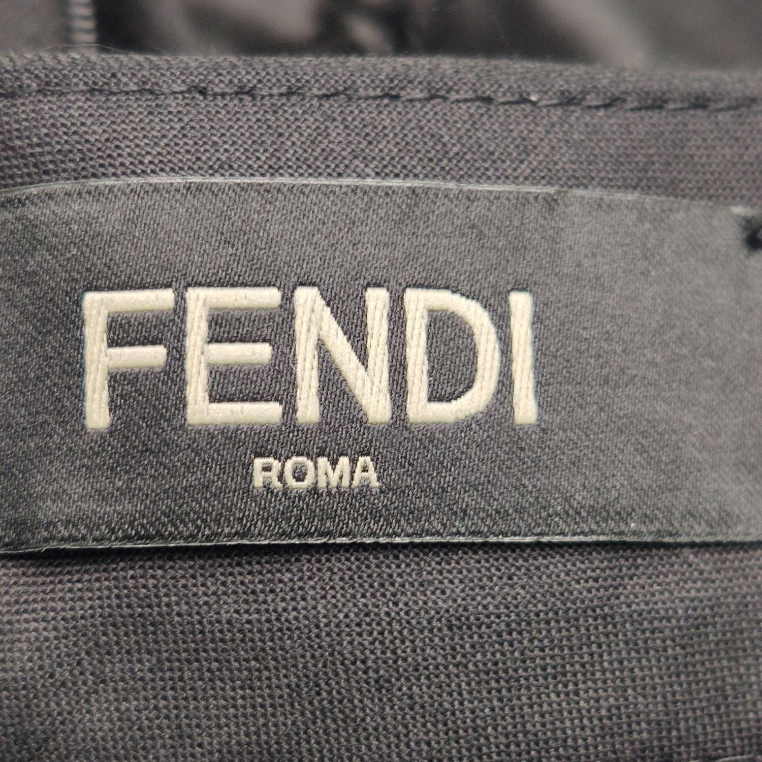 Fendi Fendi Wool Blend Solid Black Trousers Size M/48 Size US 32 / EU 48 - 9 Thumbnail