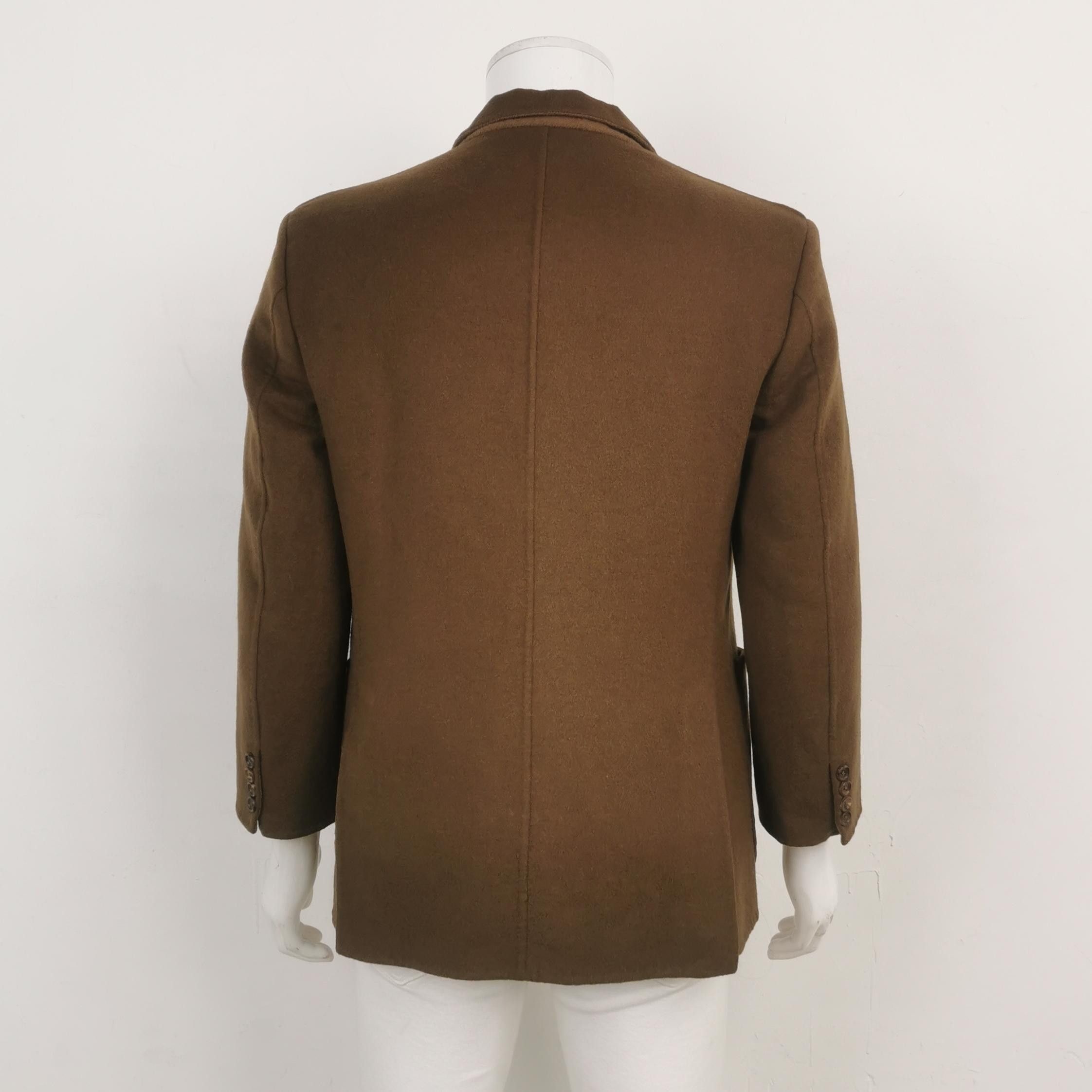 Burberry Burberry Vintage M Wool-Cashmere Solid Single-Breasted Coat Size US M / EU 48-50 / 2 - 3 Thumbnail