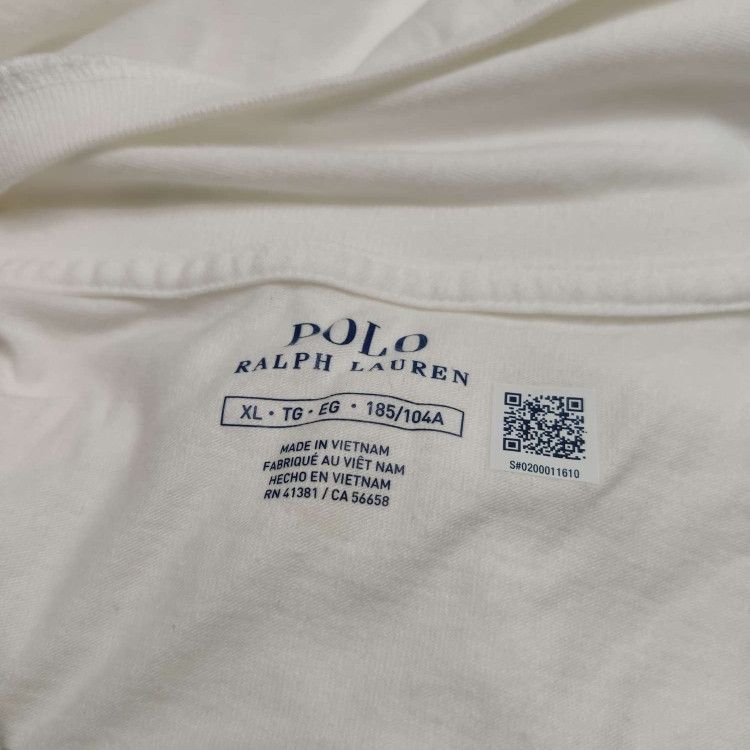 Polo Ralph Lauren Polo Ralph Lauren White Crew Neck Cotton T-Shirt XL Size US XL / EU 56 / 4 - 9 Thumbnail