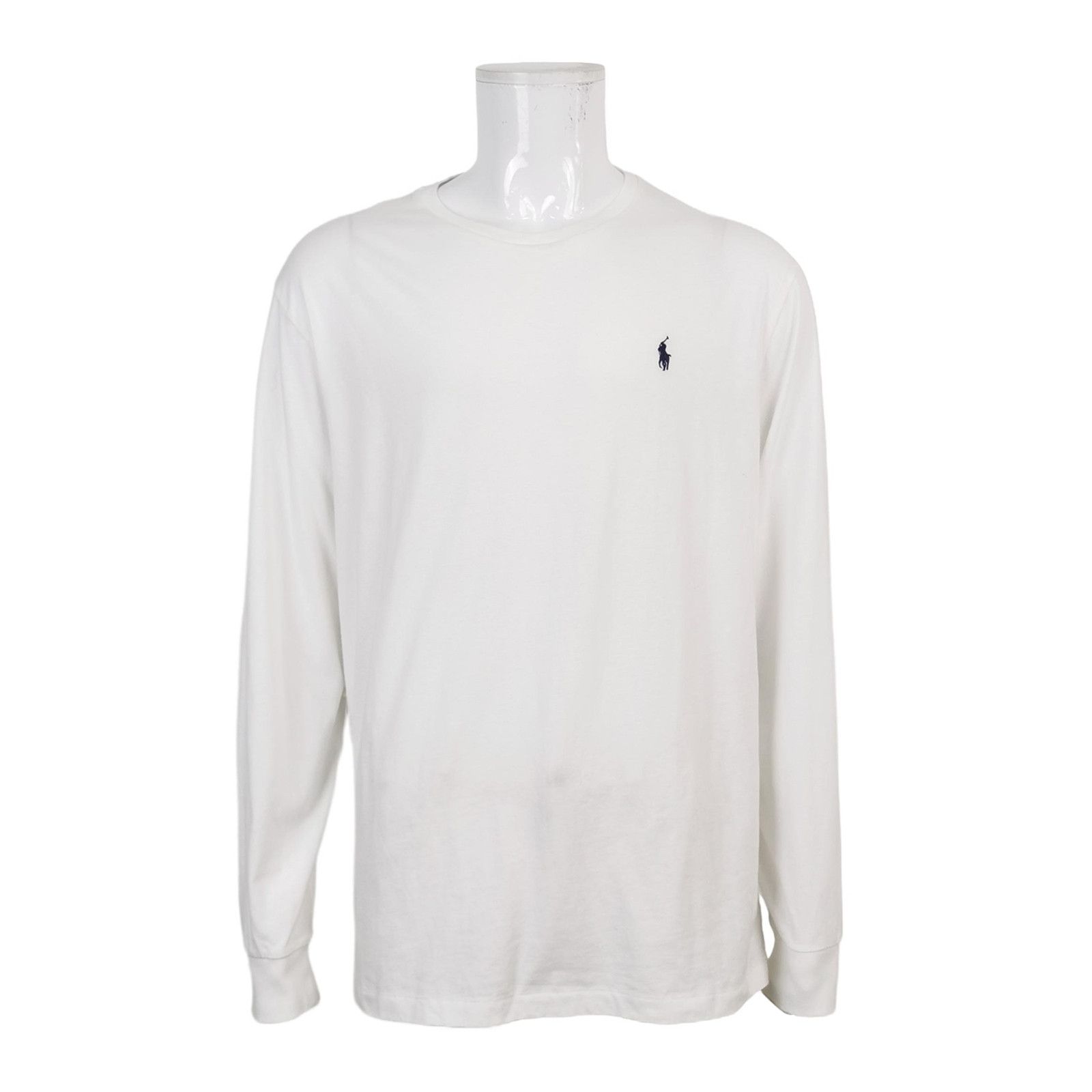 Polo Ralph Lauren Polo Ralph Lauren White Crew Neck Cotton T-Shirt XL Size US XL / EU 56 / 4 - 2 Thumbnail