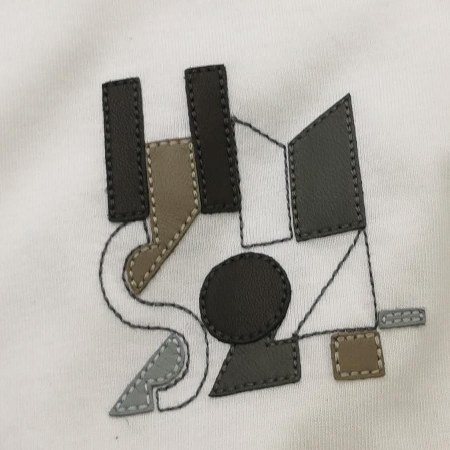 Hermes Hermes XL Cotton Graphic Crew Neck T-Shirt Size US XL / EU 56 / 4 - 5 Thumbnail