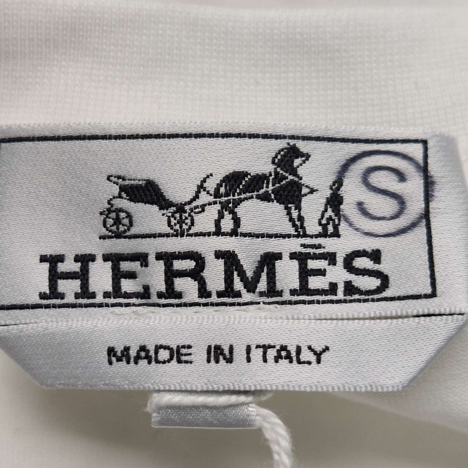 Hermes Hermes XL Cotton Graphic Crew Neck T-Shirt Size US XL / EU 56 / 4 - 9 Thumbnail