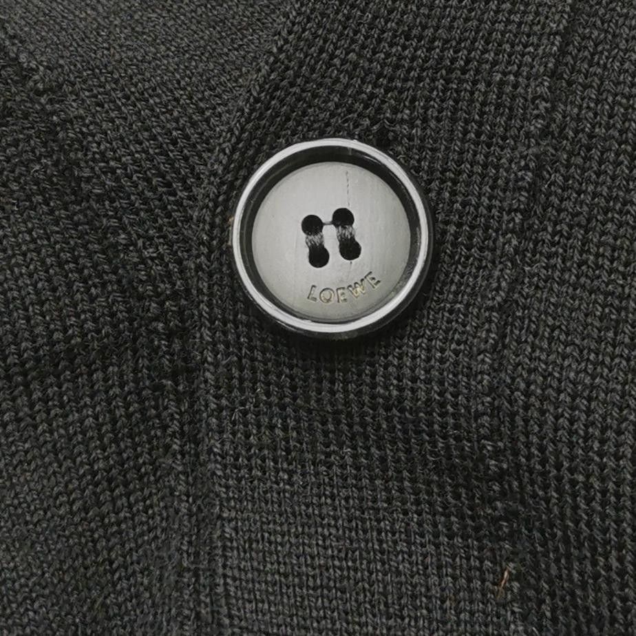 Loewe Loewe XL Wool V-Neck Single-Breasted Cardigan Size US XL / EU 56 / 4 - 6 Thumbnail