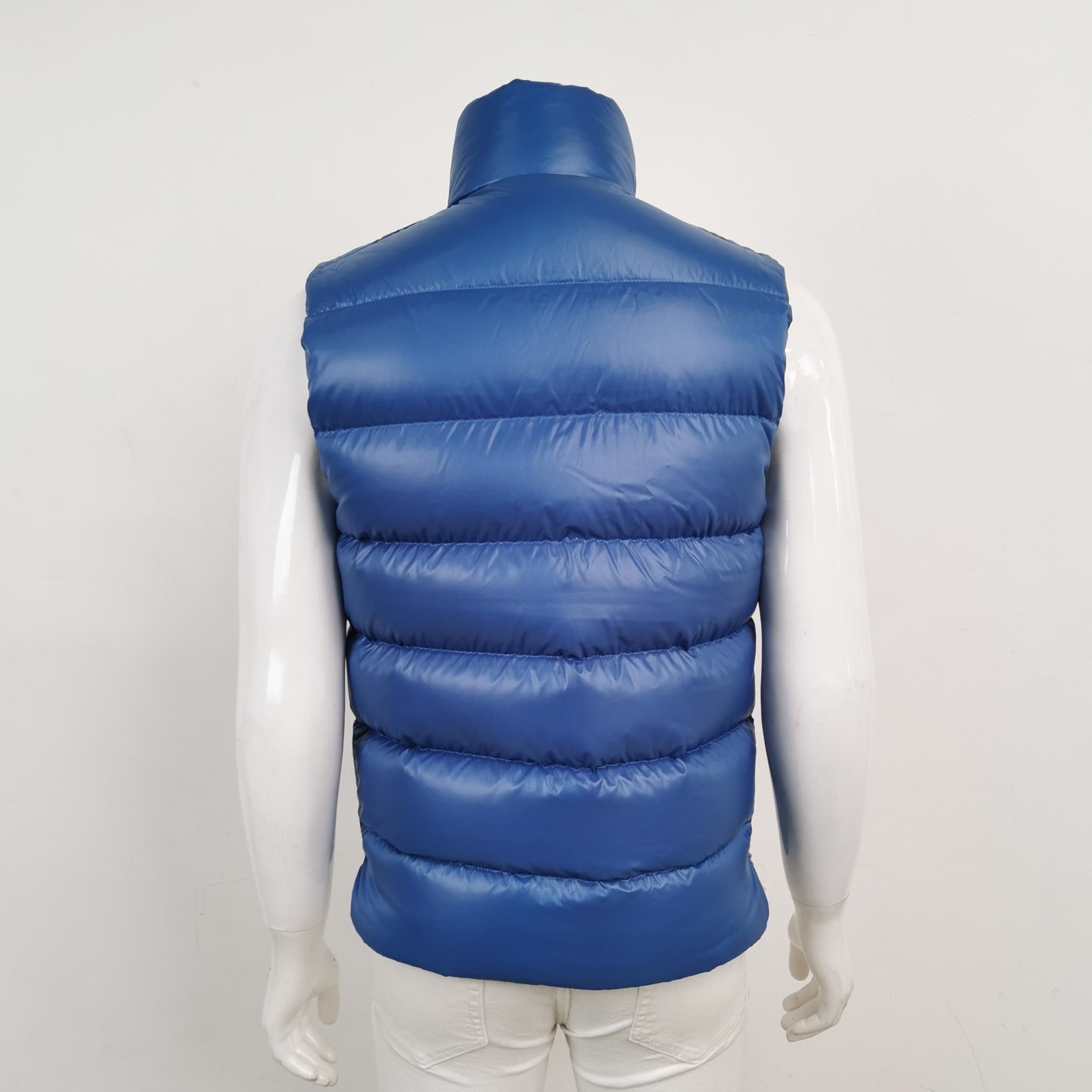 Moncler Moncler Blue Puffer Vest with Logo Size US XS / EU 42 / 0 - 3 Thumbnail
