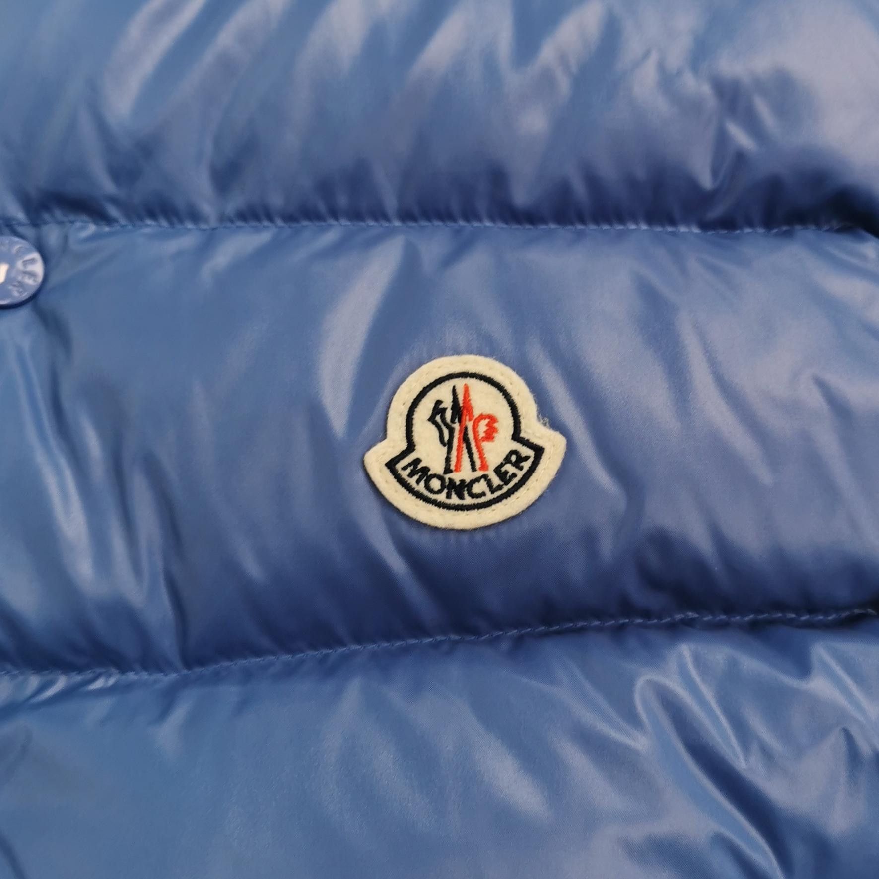 Moncler Moncler Blue Puffer Vest with Logo Size US XS / EU 42 / 0 - 6 Thumbnail
