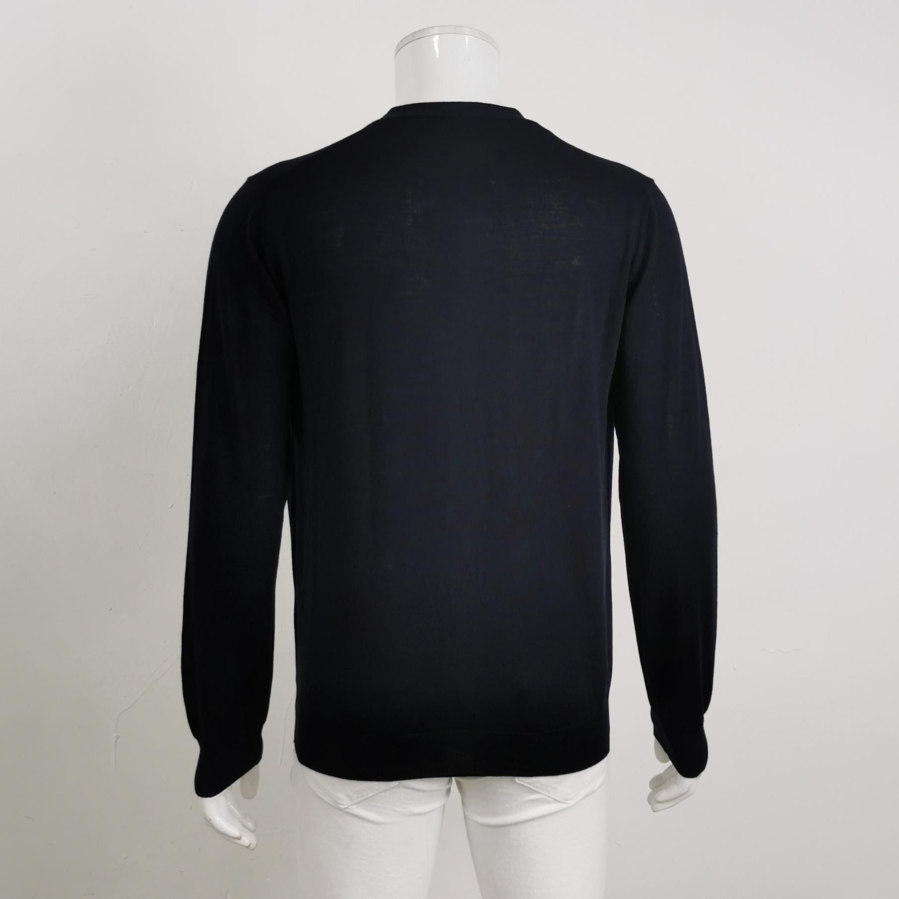 Prada Prada Wool V-Neck Single-Breasted Cardigan Size US L / EU 52-54 / 3 - 4 Thumbnail