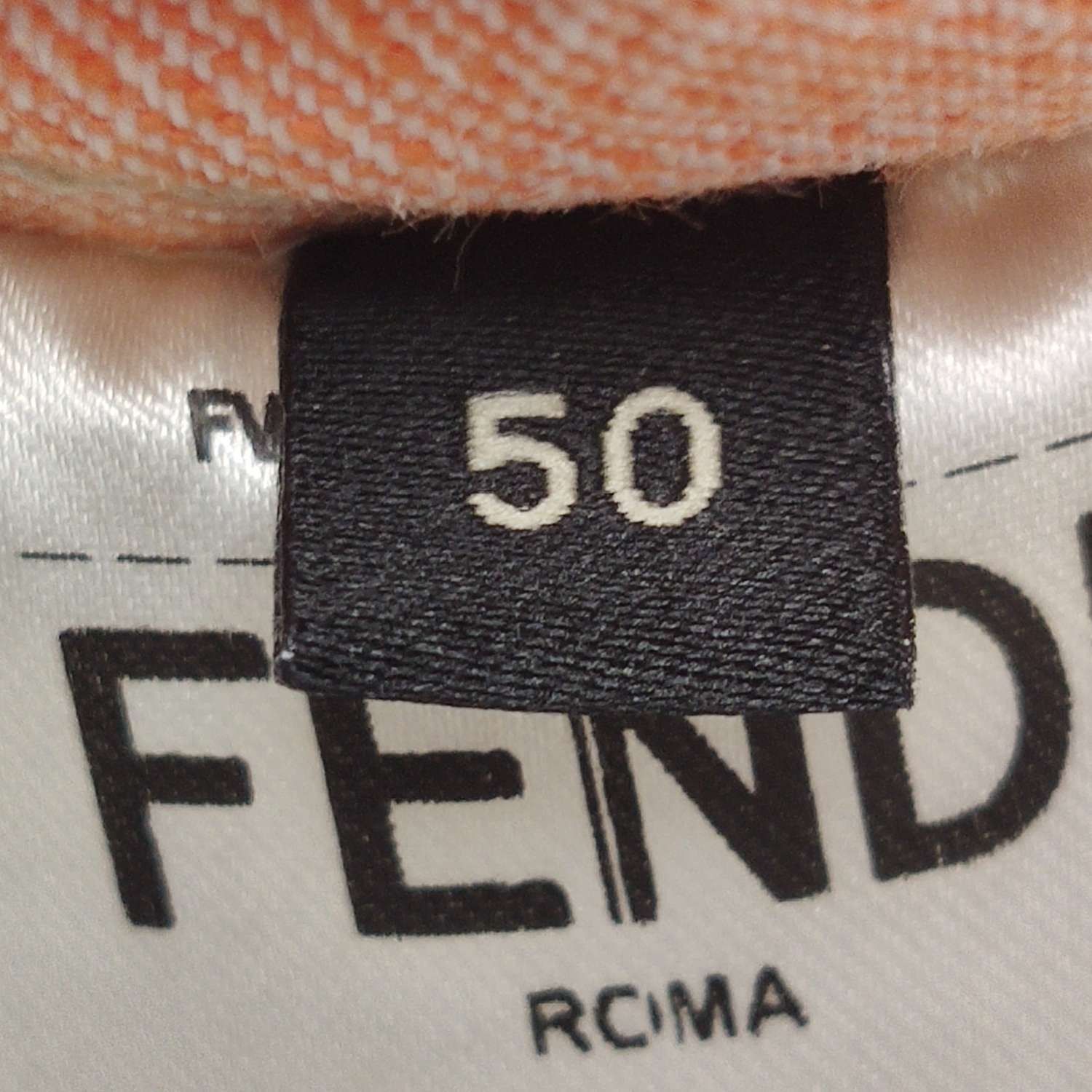 Fendi Fendi Orange Cotton Collar Jacket L/50 Size US L / EU 52-54 / 3 - 12 Thumbnail