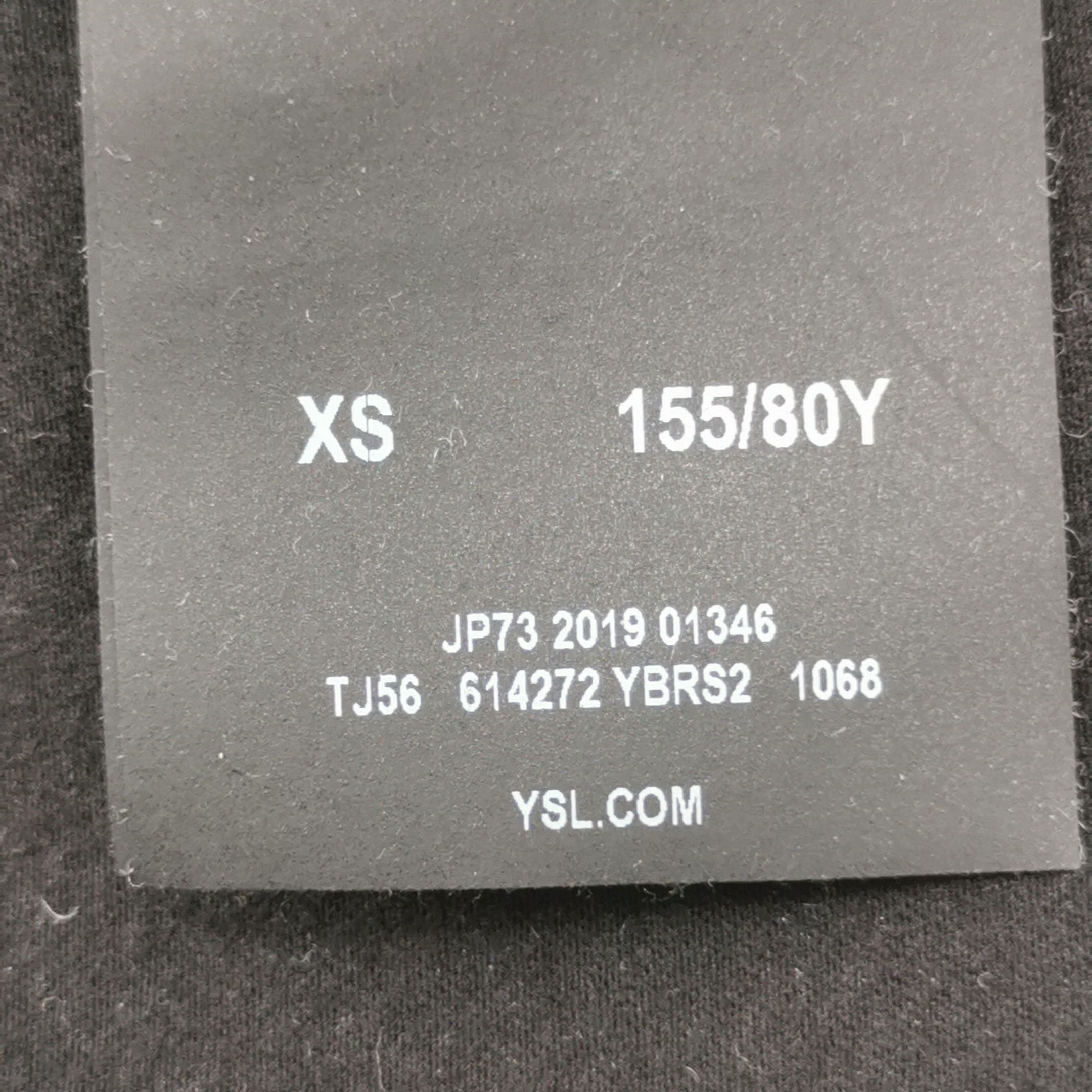 Saint Laurent Paris Saint Laurent XS Cotton Colorblock Graphic T-shirt Size XS / US 0-2 / IT 36-38 - 11 Thumbnail