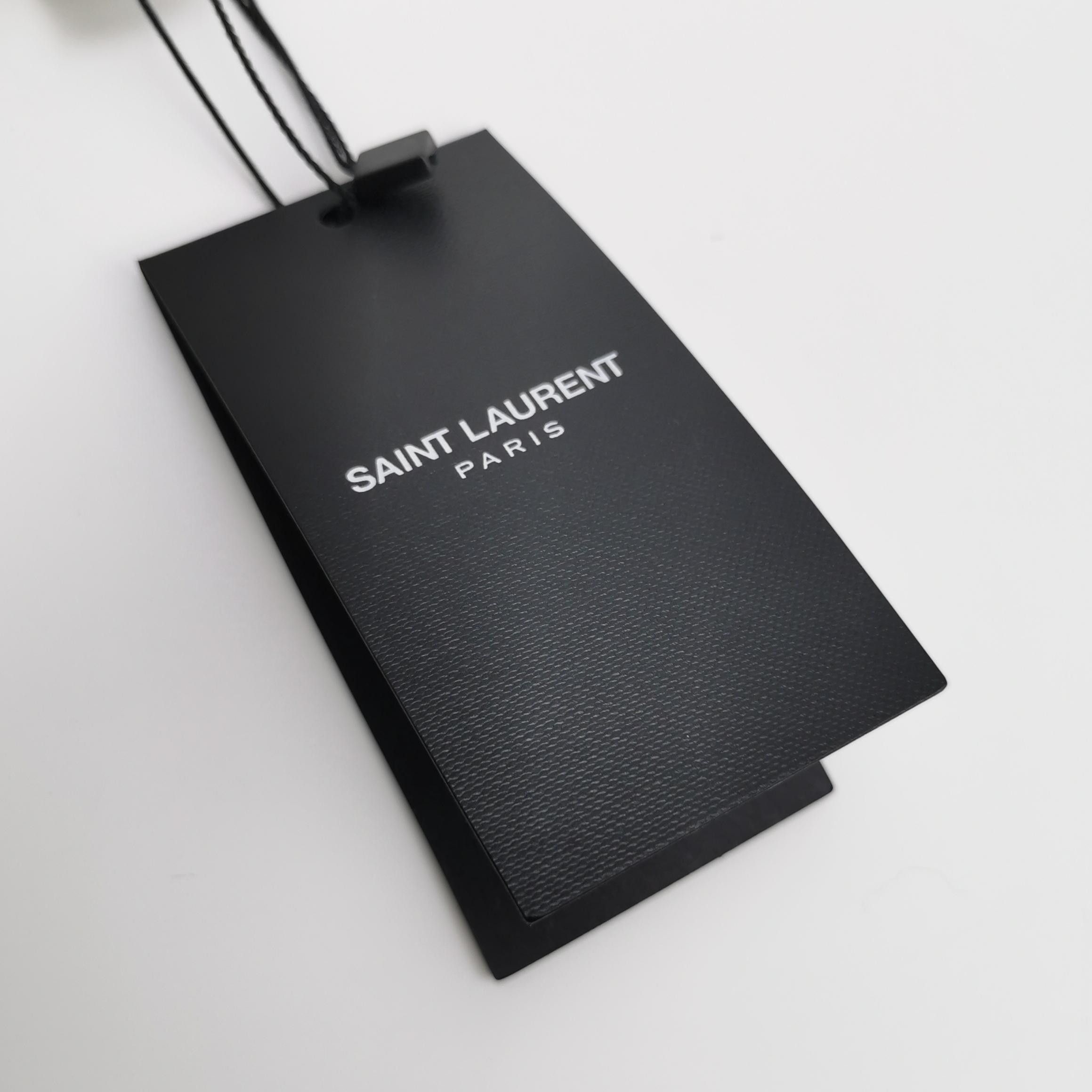 Saint Laurent Paris Saint Laurent S White Cotton Fang Lips T-Shirt Size S / US 4 / IT 40 - 7 Thumbnail