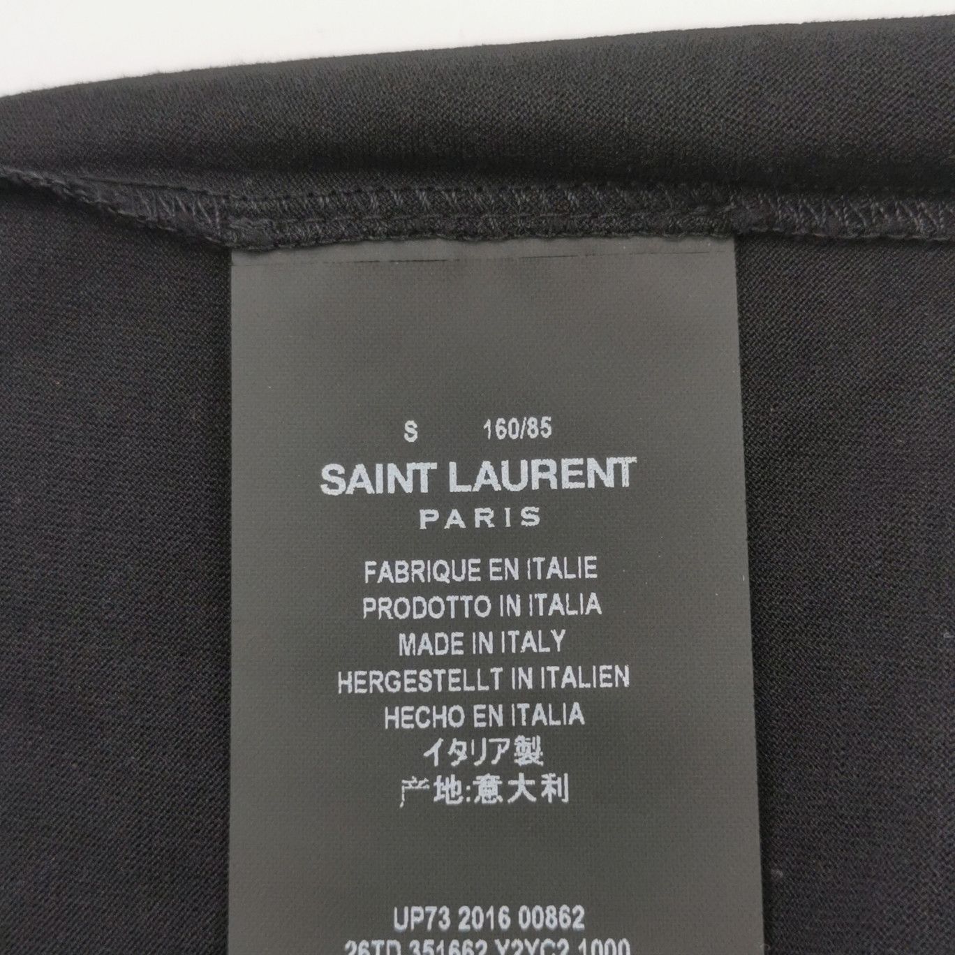 Saint Laurent Paris Saint Laurent S Cotton Crew Neck Graphic T-Shirt Size S / US 4 / IT 40 - 13 Thumbnail