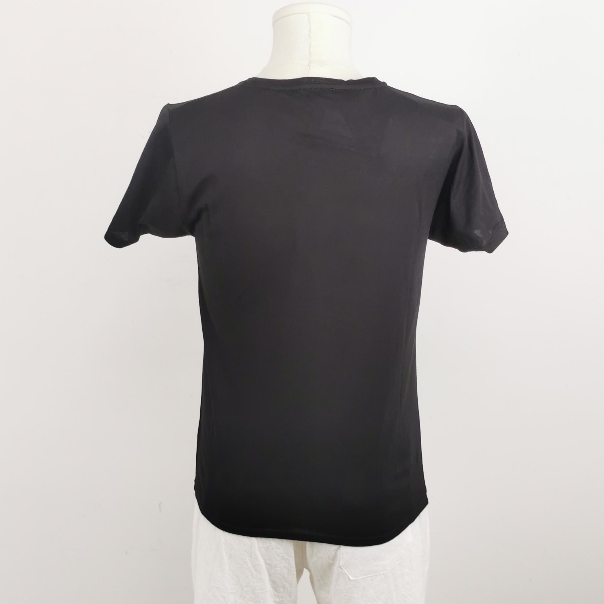 Saint Laurent Paris Saint Laurent S Cotton Crew Neck Graphic T-Shirt Size S / US 4 / IT 40 - 5 Thumbnail