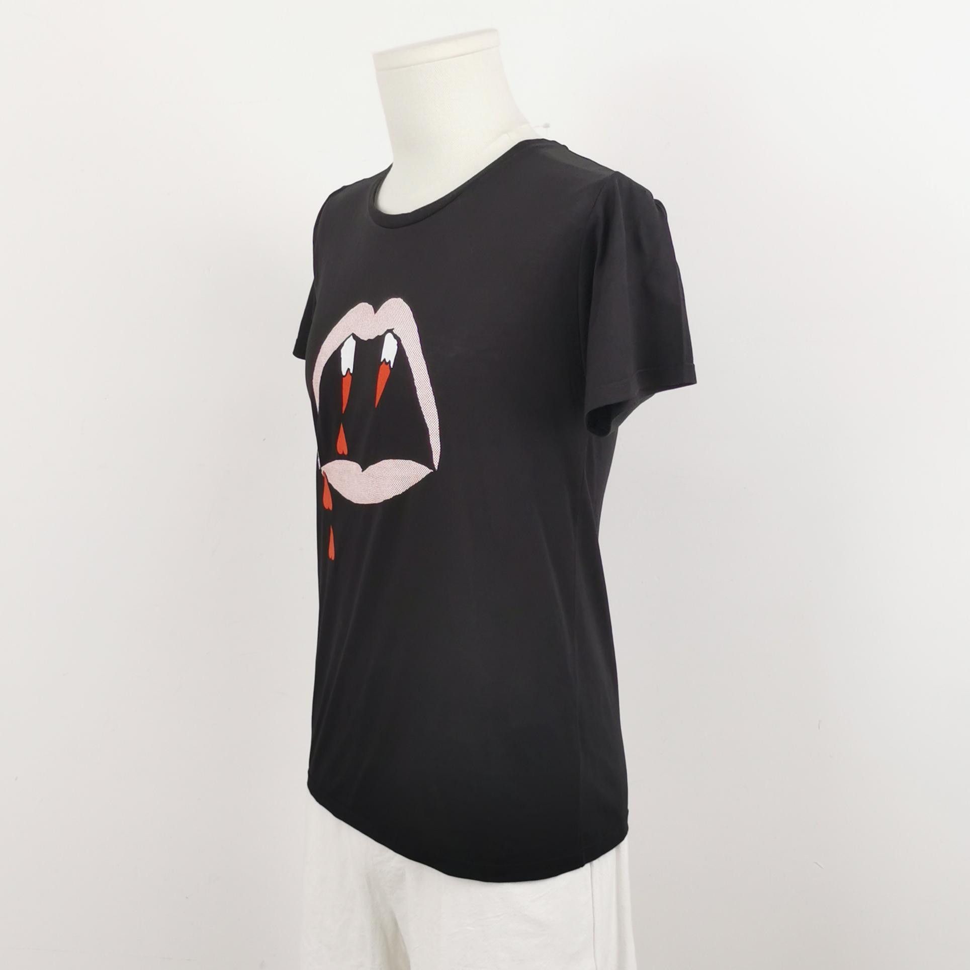 Saint Laurent Paris Saint Laurent S Cotton Crew Neck Graphic T-Shirt Size S / US 4 / IT 40 - 3 Thumbnail