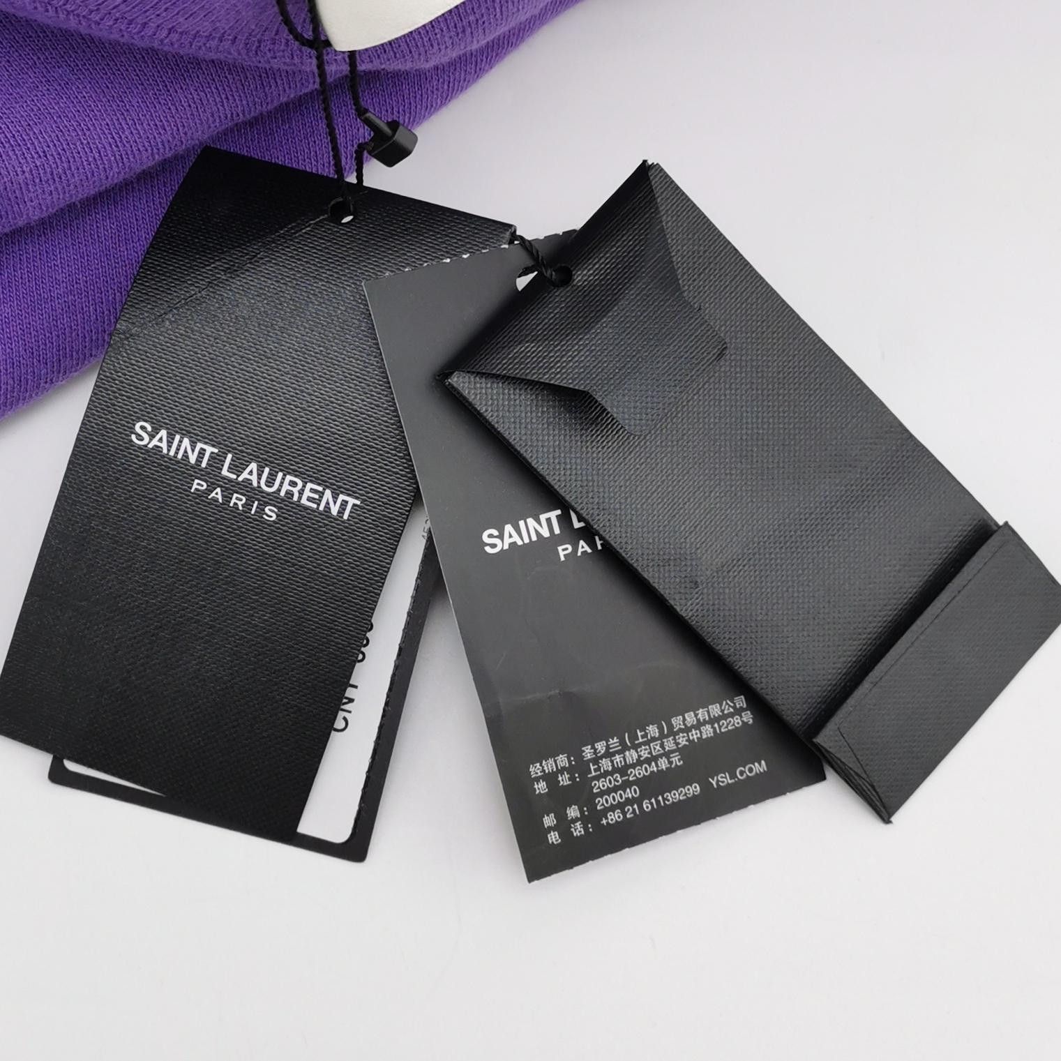 Saint Laurent Paris Saint Laurent Purple Crewneck Sweatshirt XS Size XS / US 0-2 / IT 36-38 - 10 Thumbnail