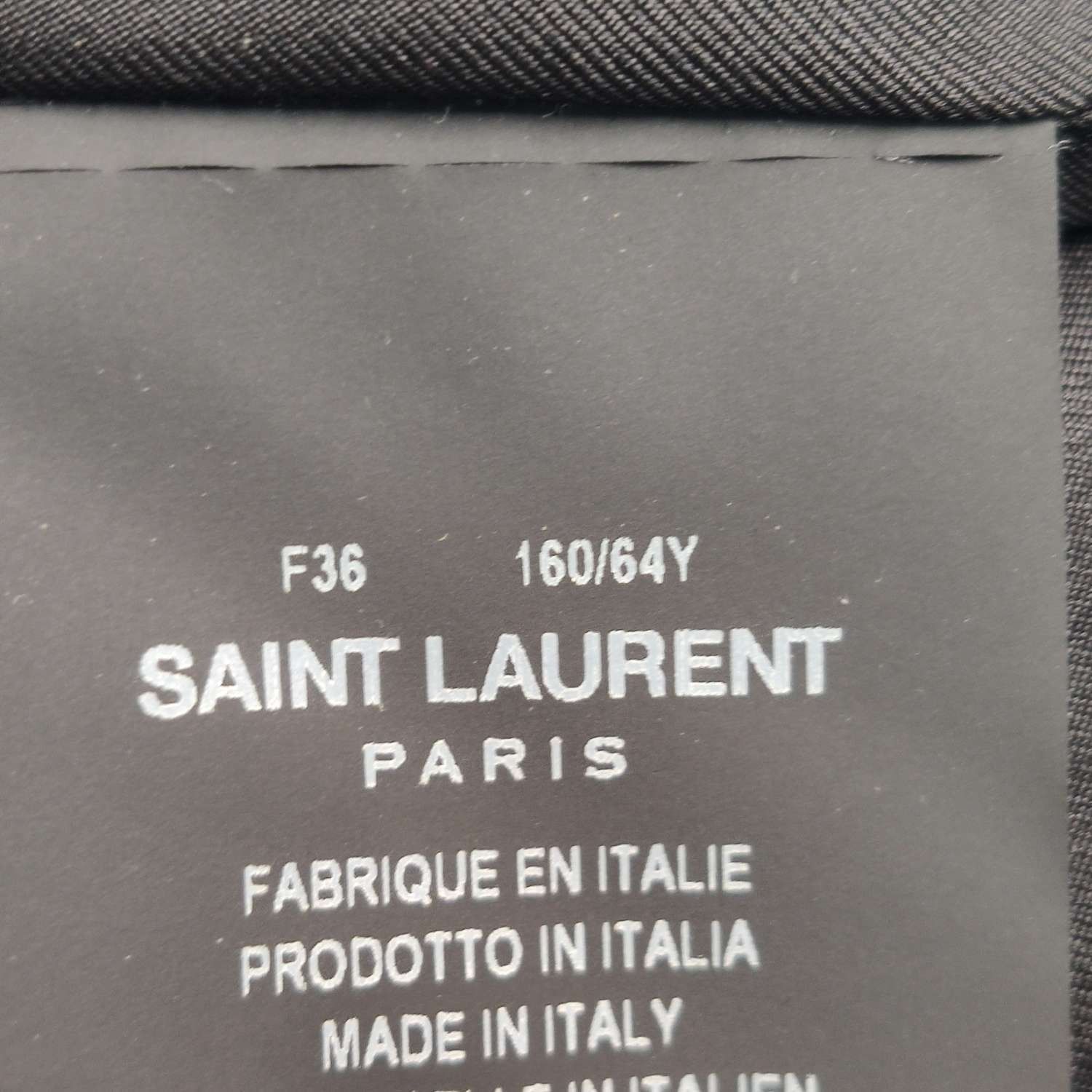 Saint Laurent Paris Saint Laurent Black Pleated Studded Skirt S/36 Size 36" / US 14 / IT 50 - 8 Thumbnail