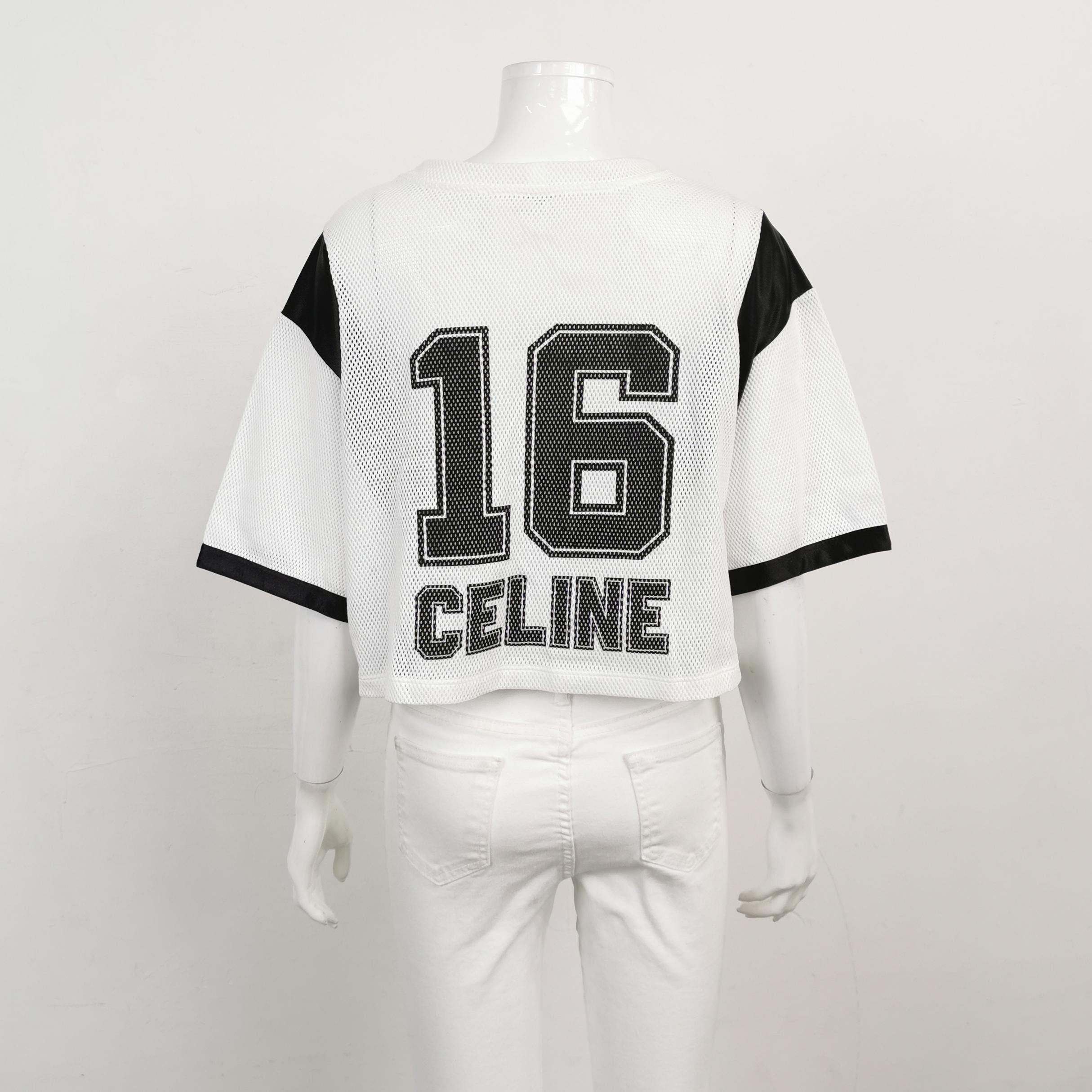 Celine Celine Color-Block Number 16 Crew Neck T-Shirt M Size M / US 6-8 / IT 42-44 - 4 Thumbnail