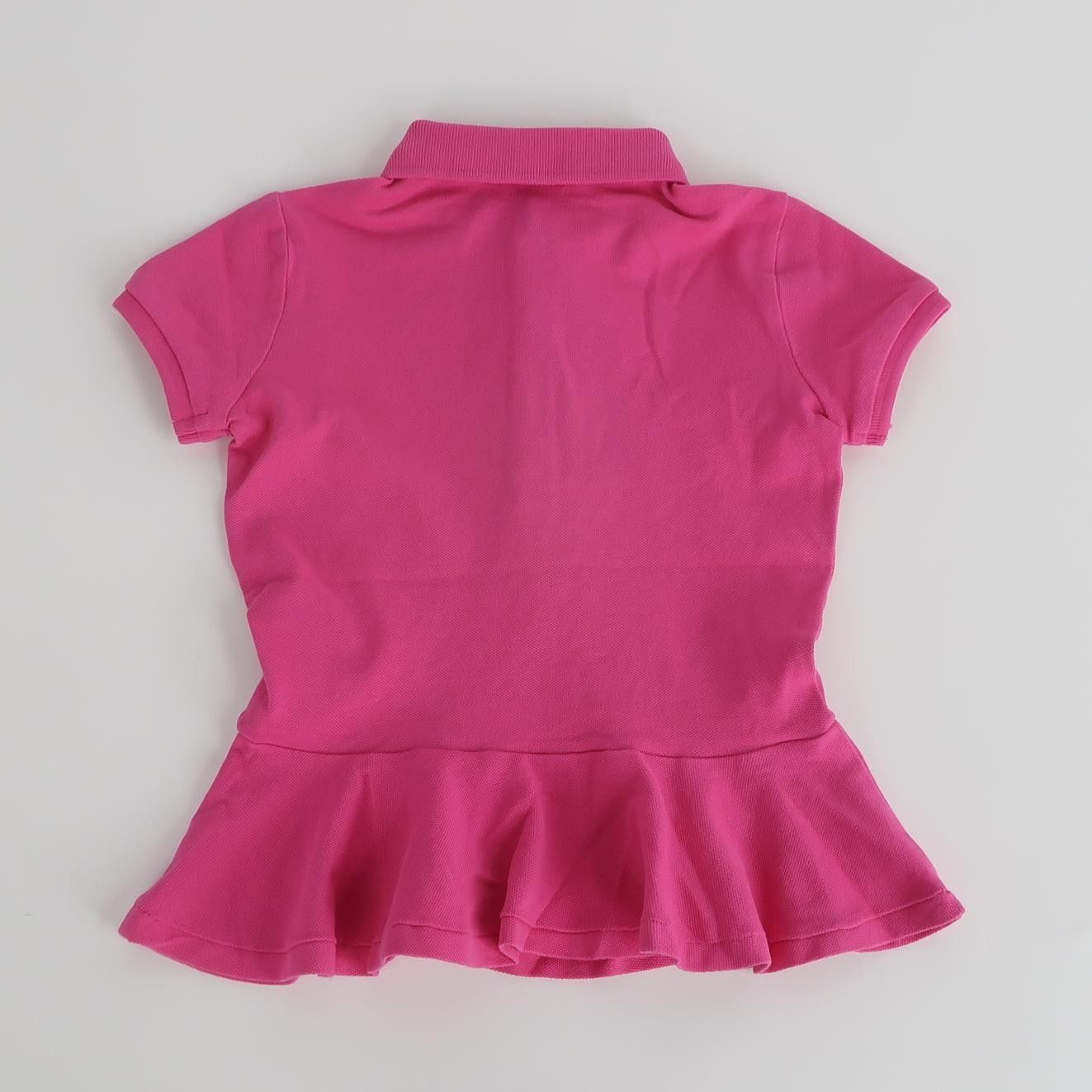 Polo Ralph Lauren Polo Ralph Lauren Pink Short-Sleeve Peplum Polo Size L / US 10 / IT 46 - 4 Thumbnail