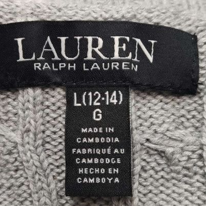 Polo Ralph Lauren Ralph Lauren Kids Cotton Logo Cable Knit Sweater L Size L / US 10 / IT 46 - 9 Thumbnail