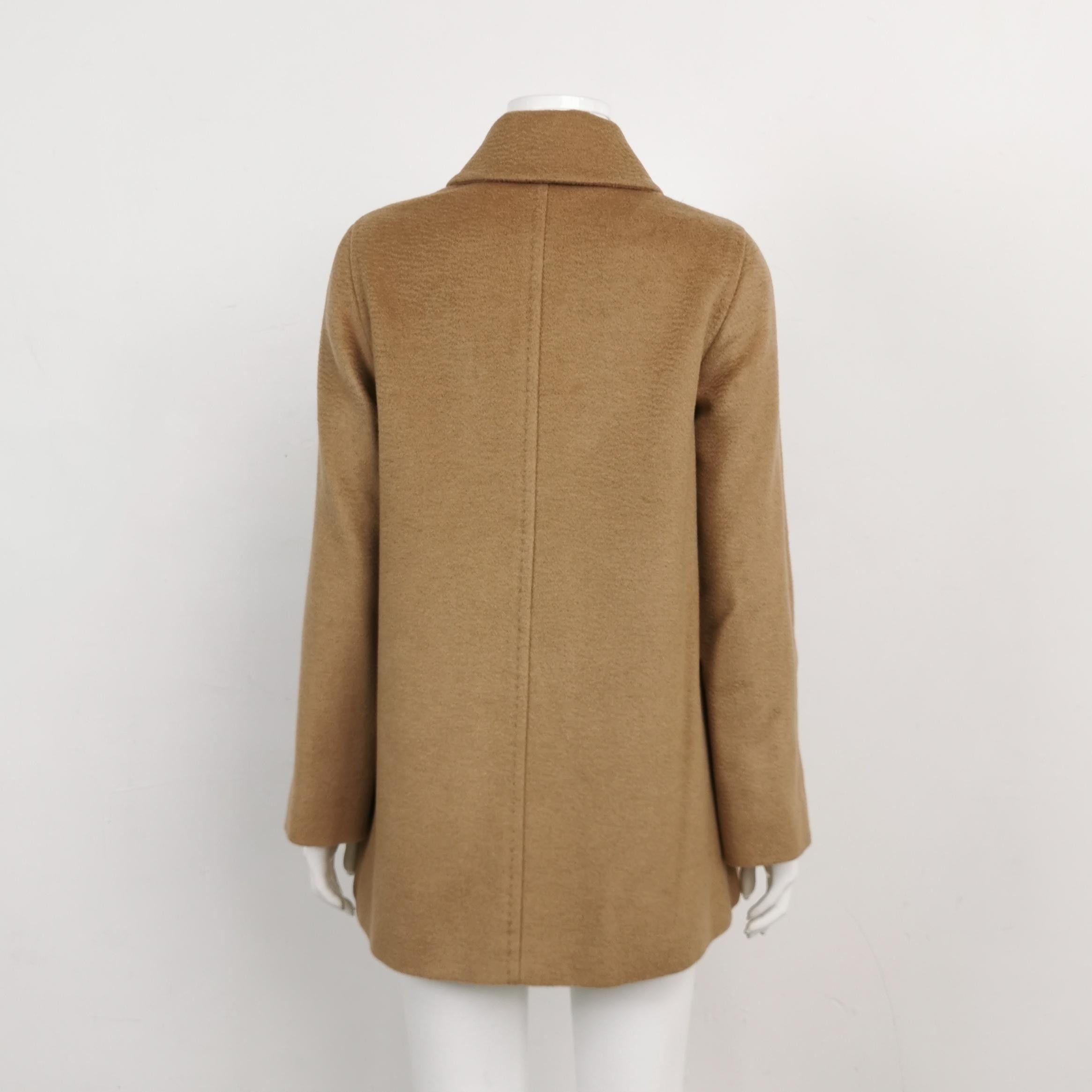 Celine Celine Camel Double-Breasted Wool Coat S Size XS / US 0-2 / IT 36-38 - 3 Thumbnail