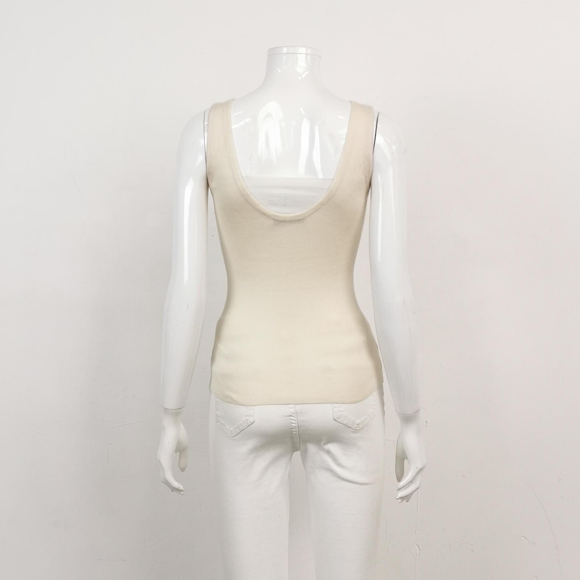 Dior Dior Cashmere Silk Blend Color Block Tank US4 Size S / US 4 / IT 40 - 4 Thumbnail