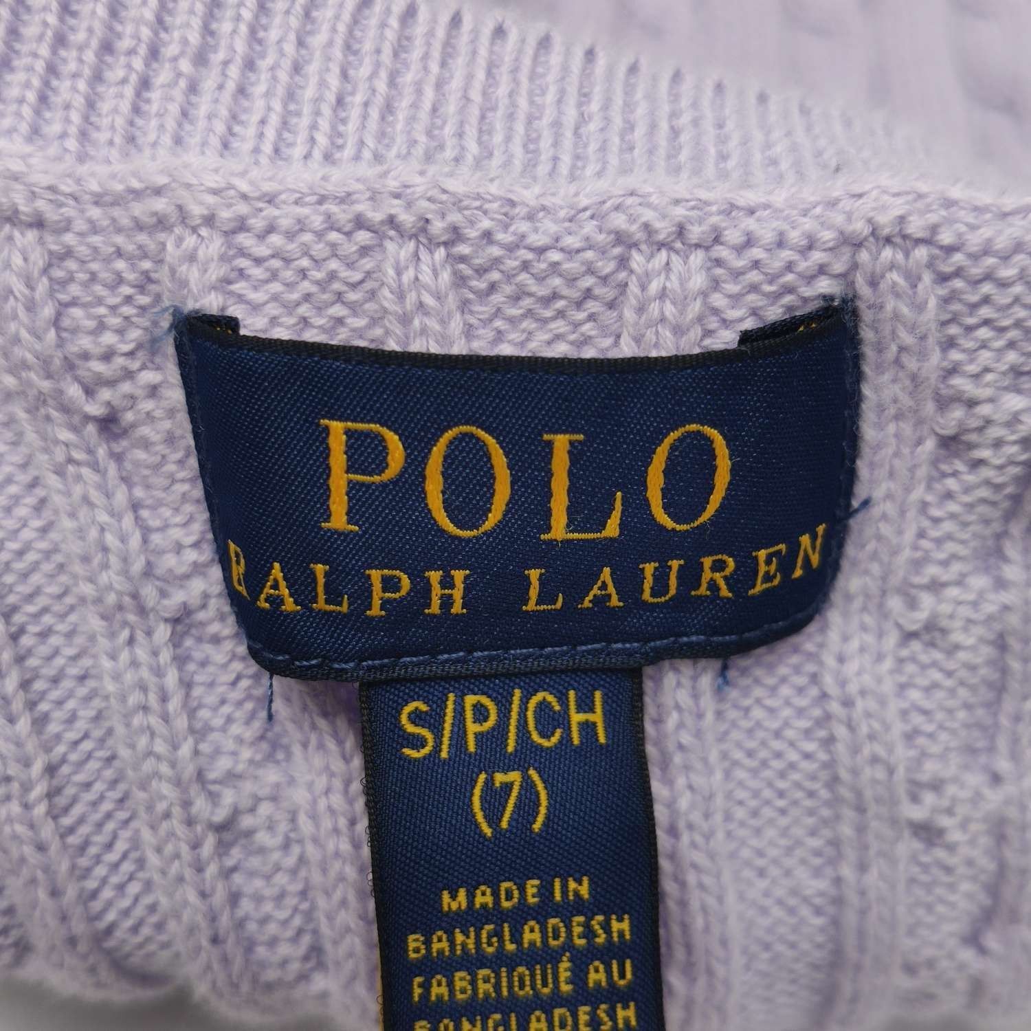 Polo Ralph Lauren Polo Lavender Cable-Knit Button Cardigan Size M / US 6-8 / IT 42-44 - 10 Thumbnail