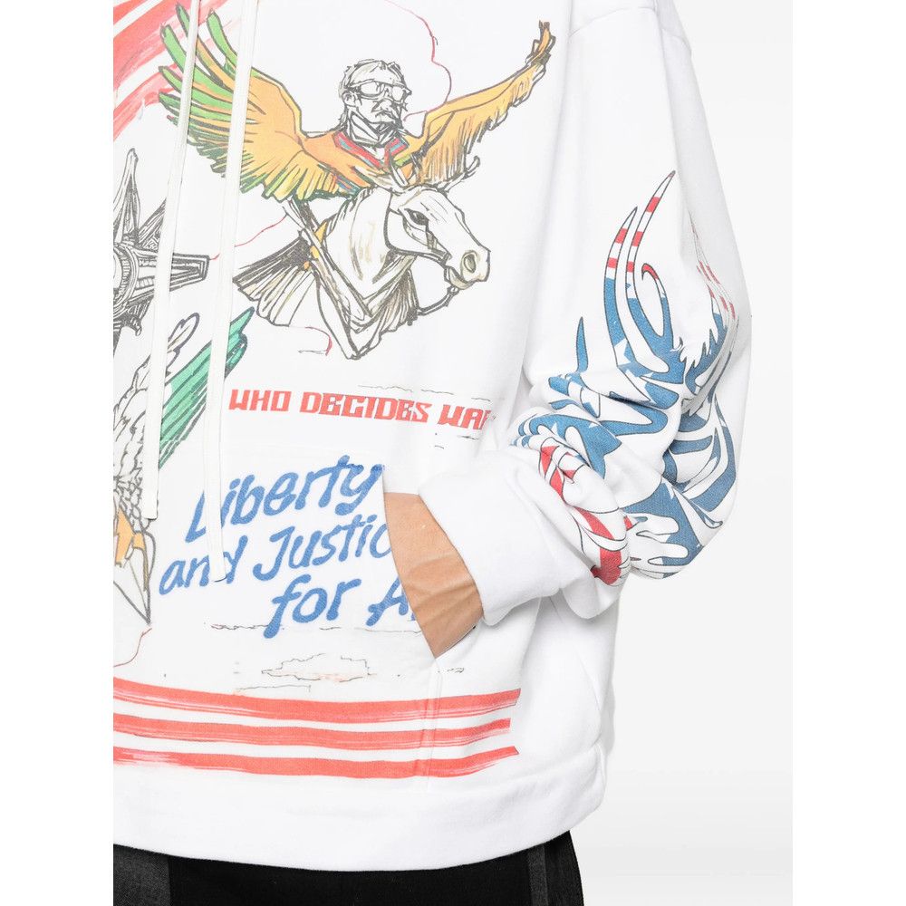 Who Decides War Who Decides War WHITE Sweaters & Knitwear - Hoodies Size US L / EU 52-54 / 3 - 5 Thumbnail