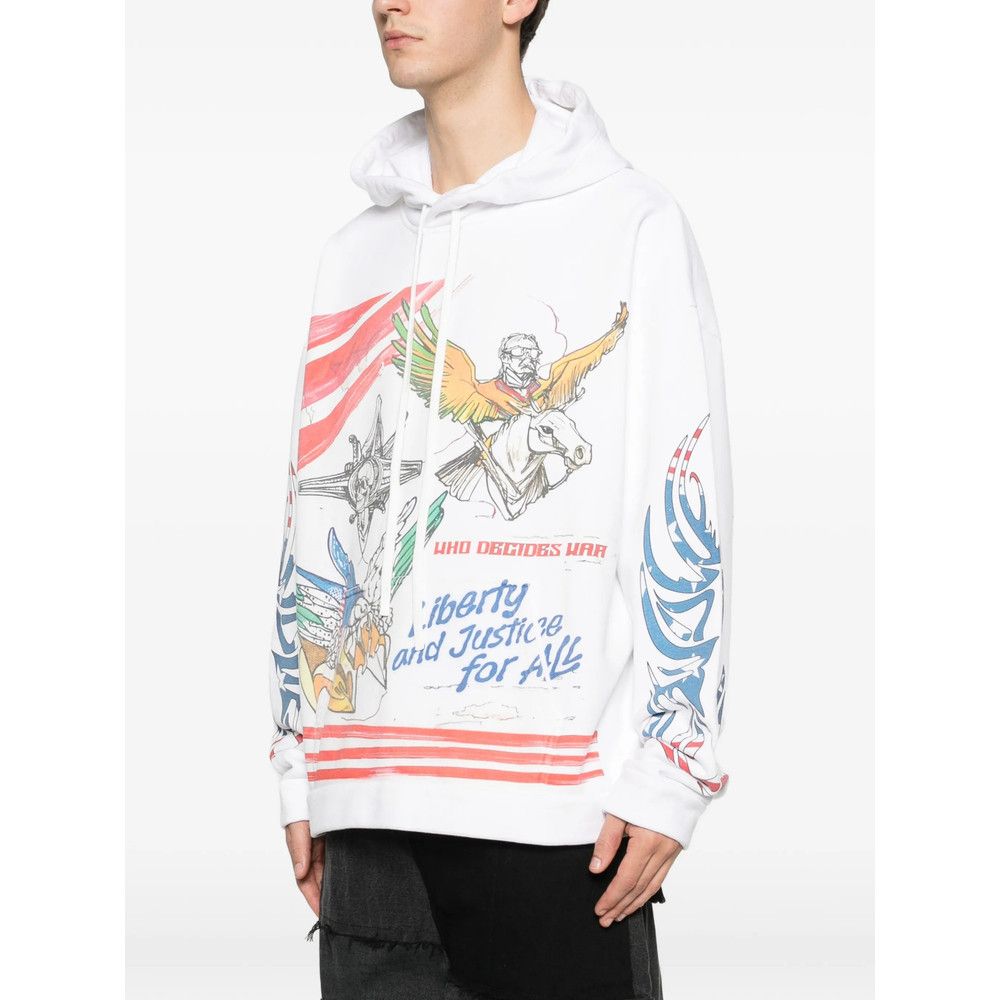 Who Decides War Who Decides War WHITE Sweaters & Knitwear - Hoodies Size US S / EU 44-46 / 1 - 3 Thumbnail